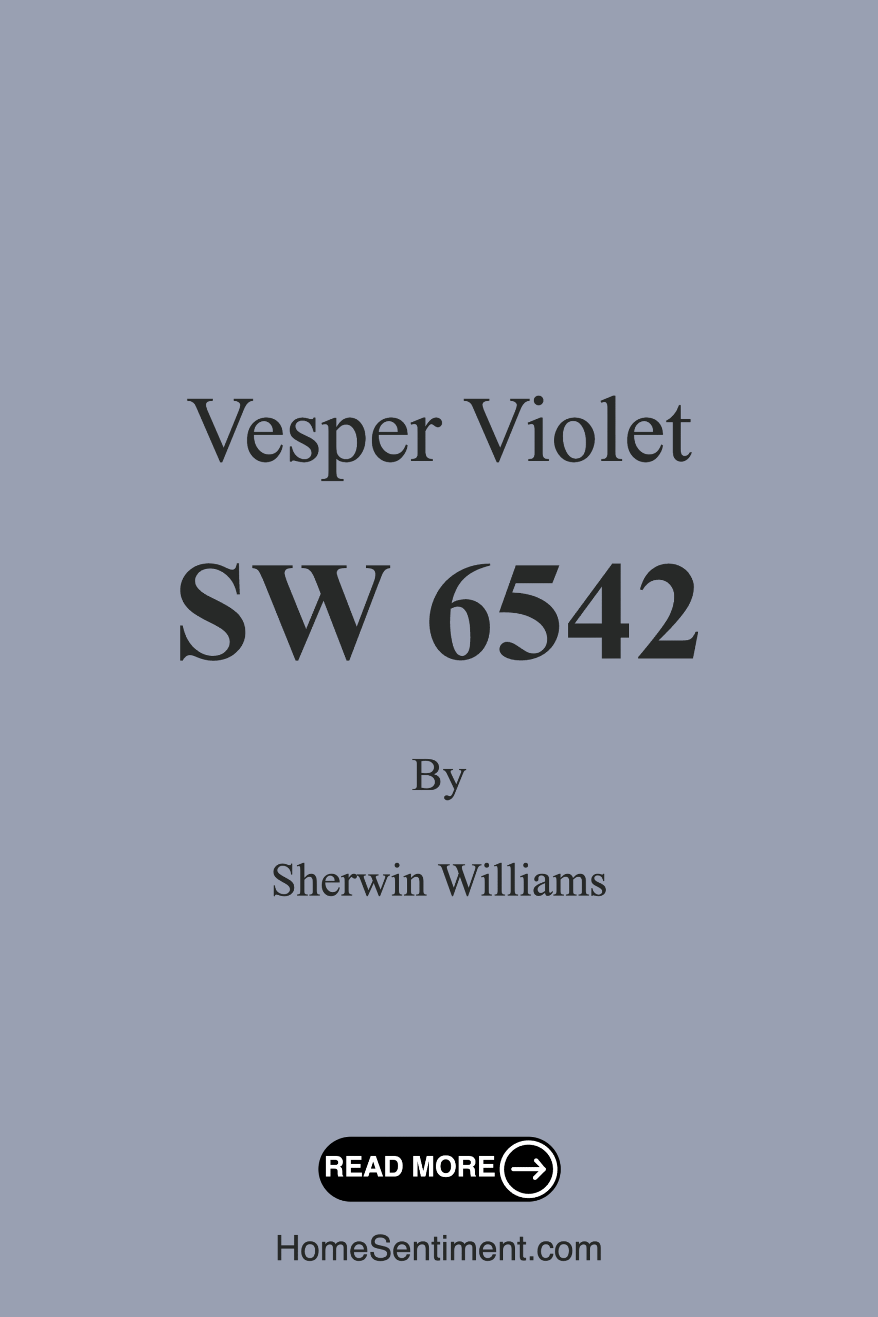 Vesper Violet SW 6542 by Sherwin Williams