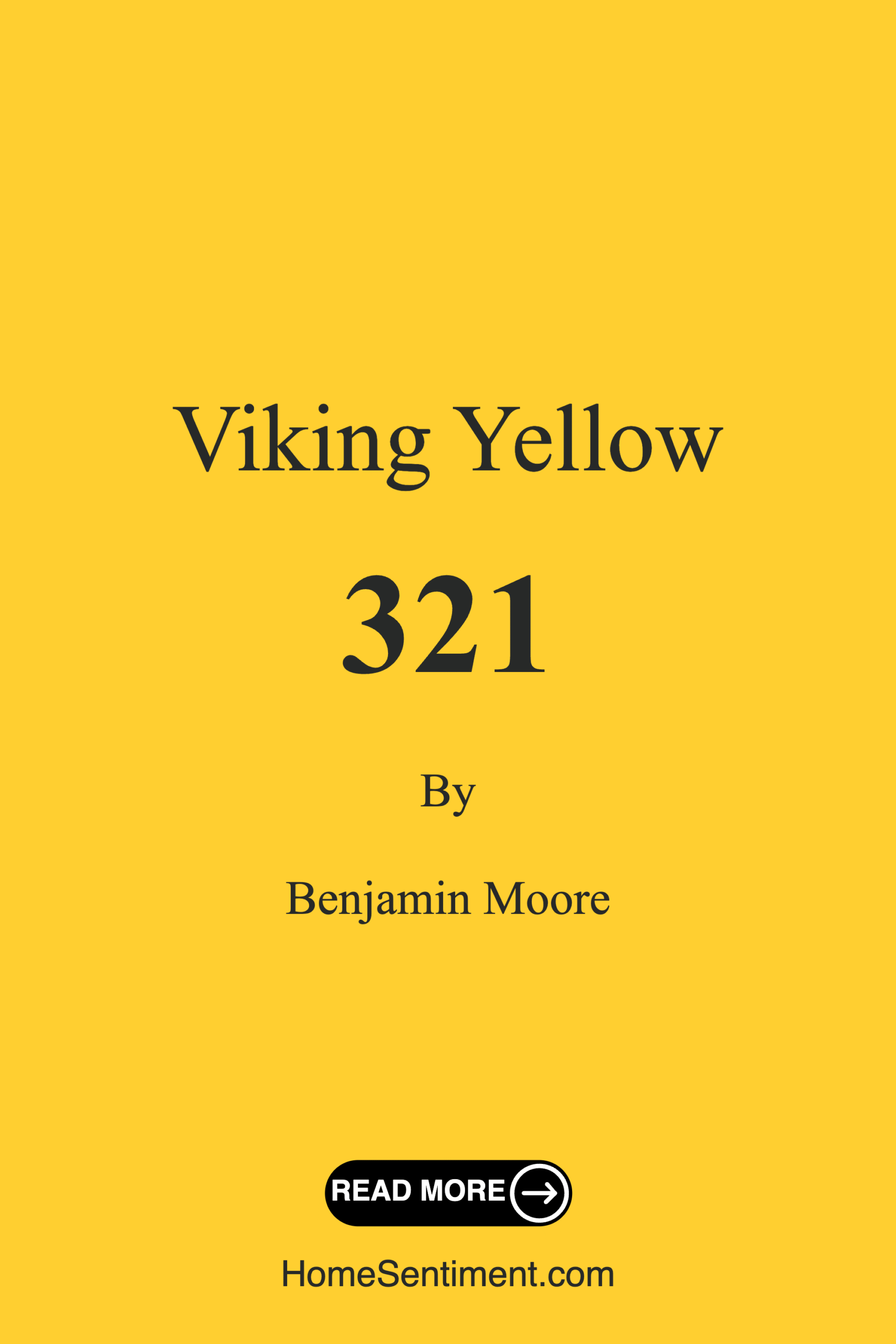 Viking Yellow 321 by Benjamin Moore
