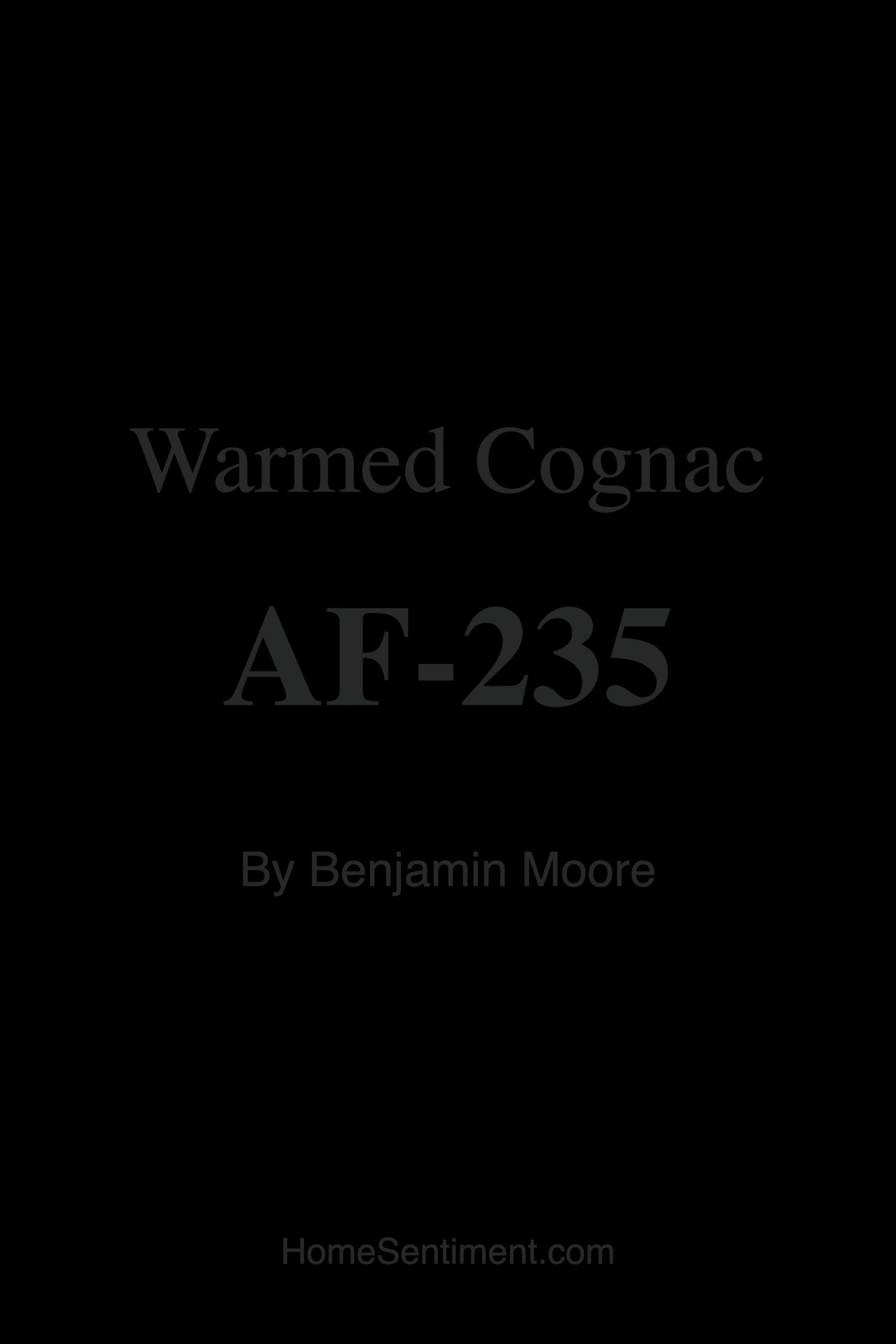 Warmed Cognac AF-235 by Benjamin Moore