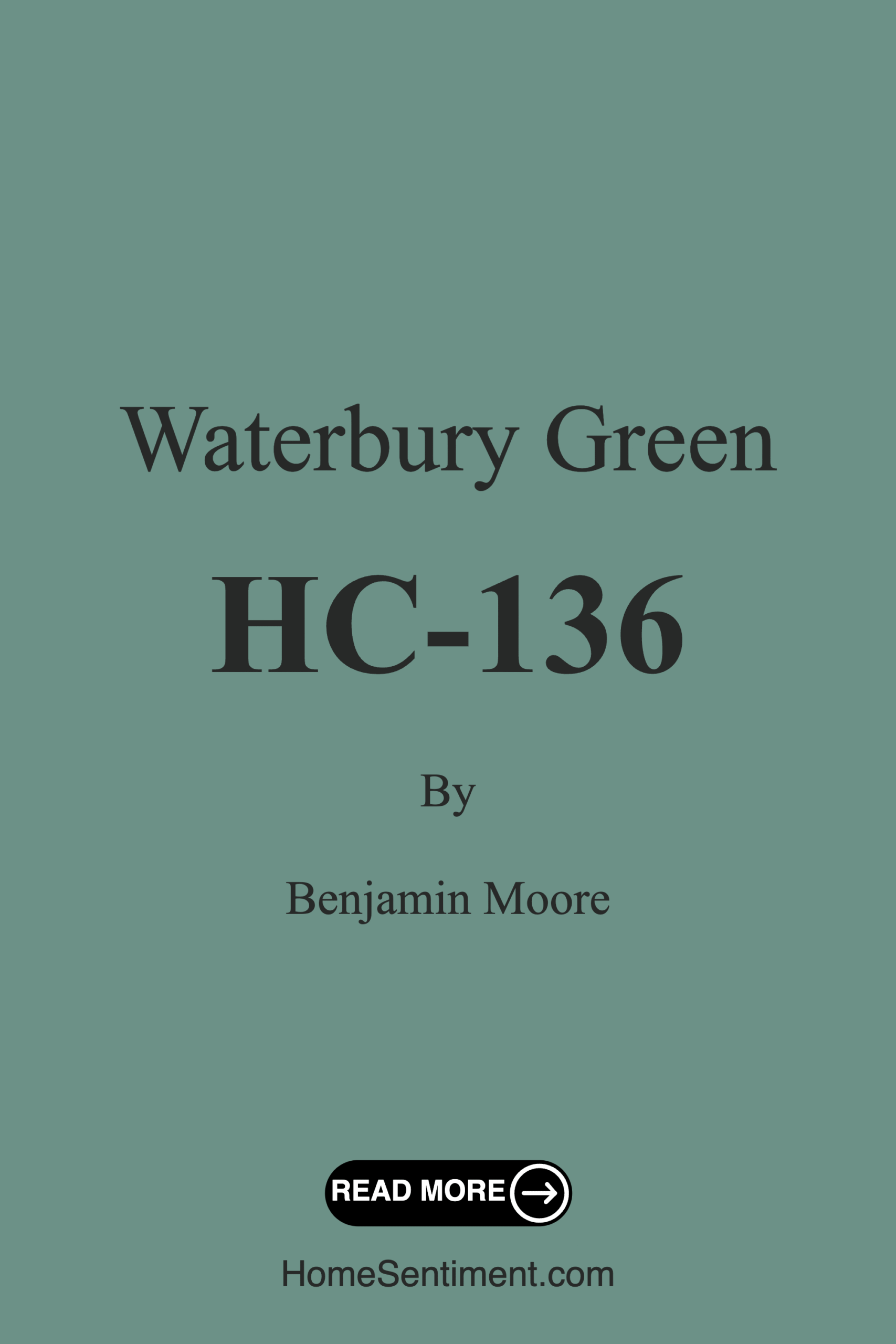 Waterbury Green HC-136 by Benjamin Moore