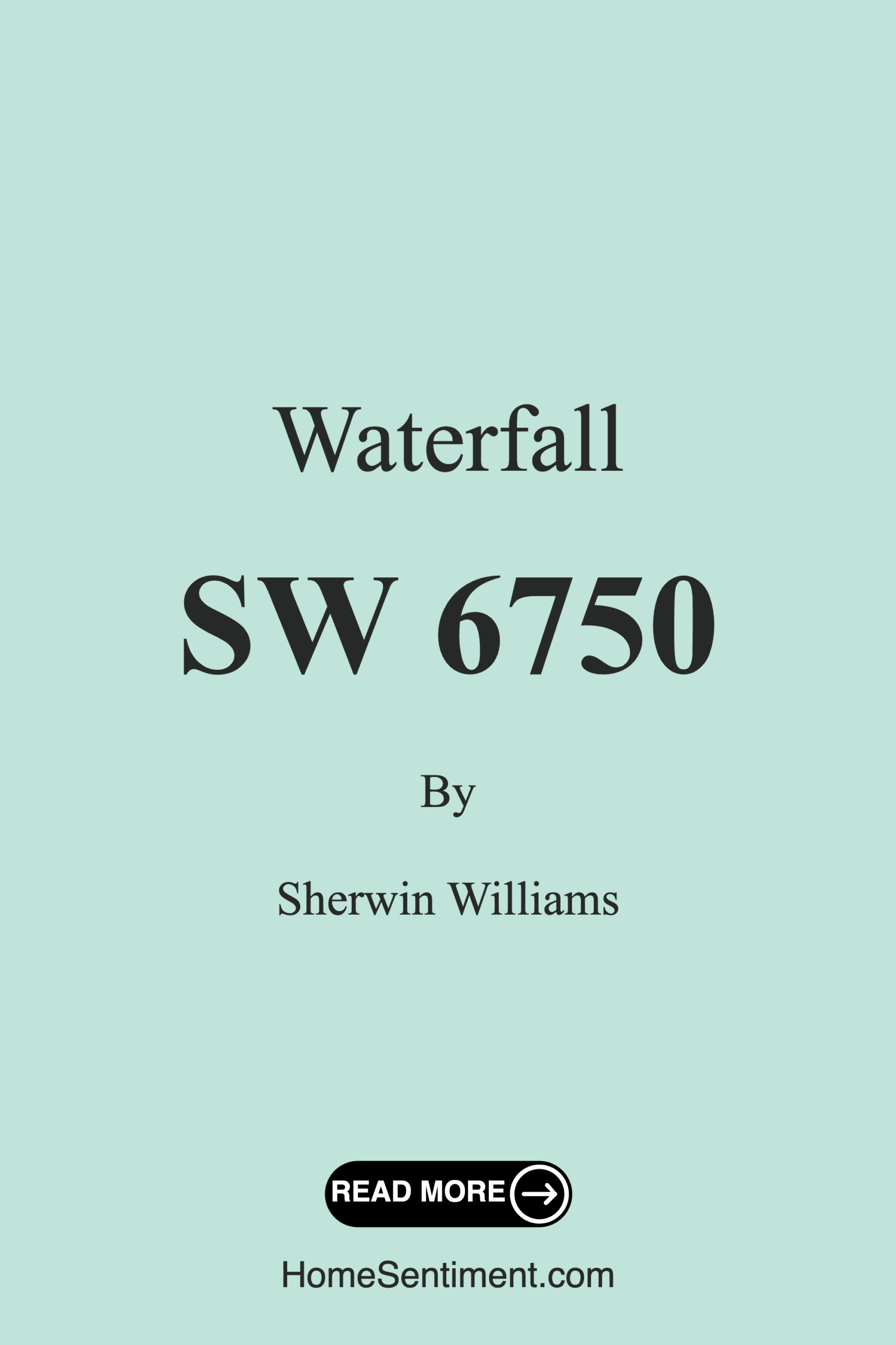 Waterfall SW 6750 by Sherwin Williams