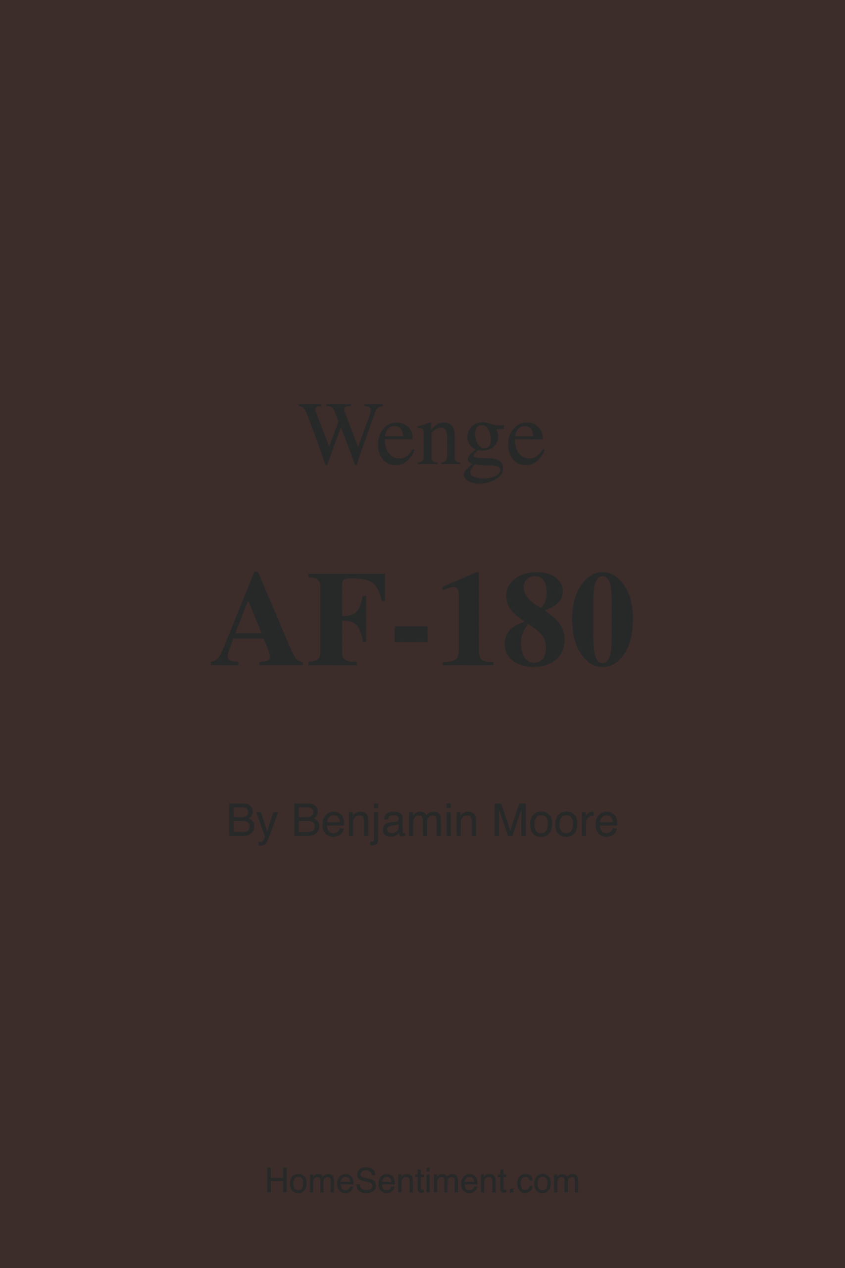 Wenge AF-180 by Benjamin Moore