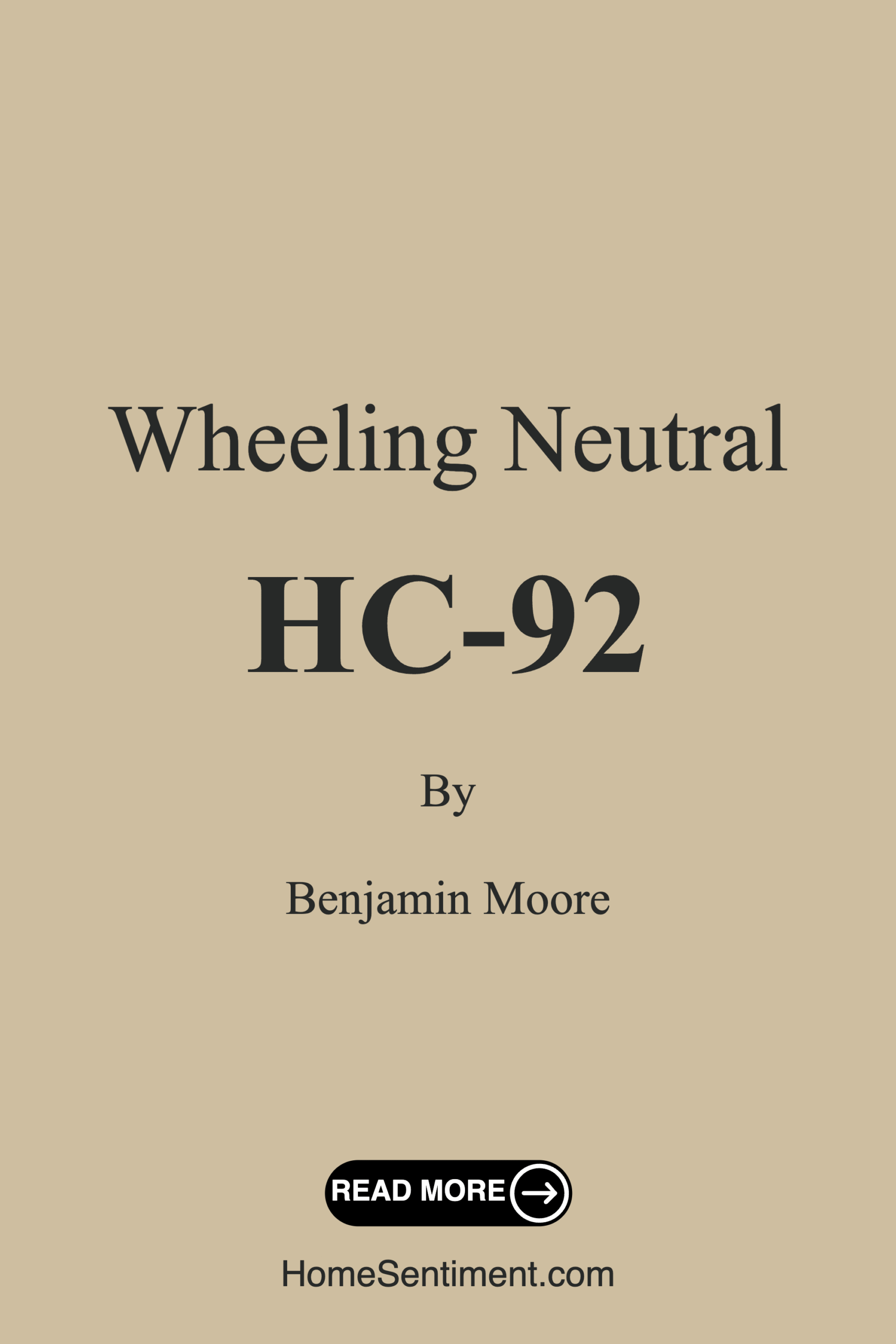 Wheeling Neutral HC-92 by Benjamin Moore