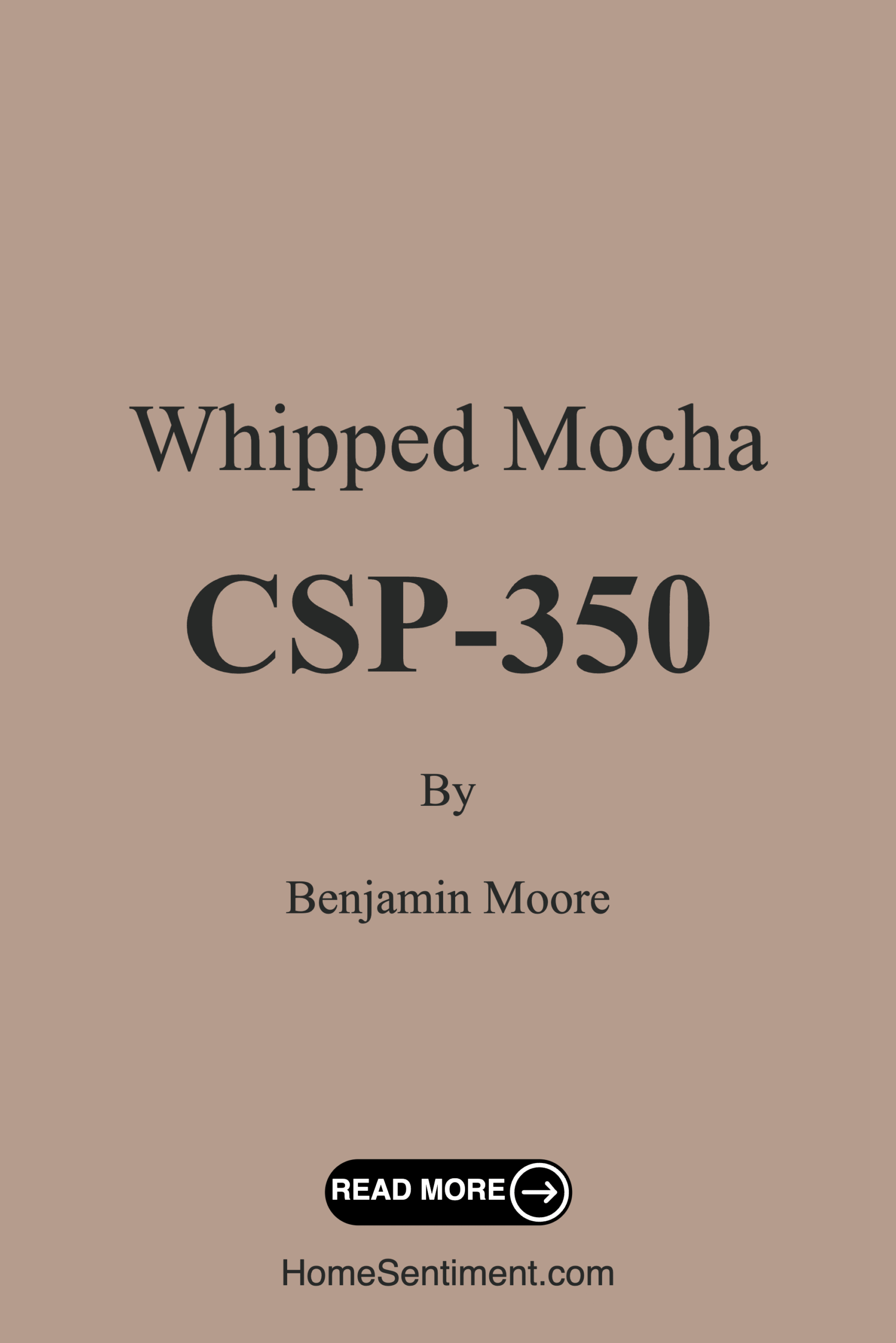 Whipped Mocha CSP-350 by Benjamin Moore