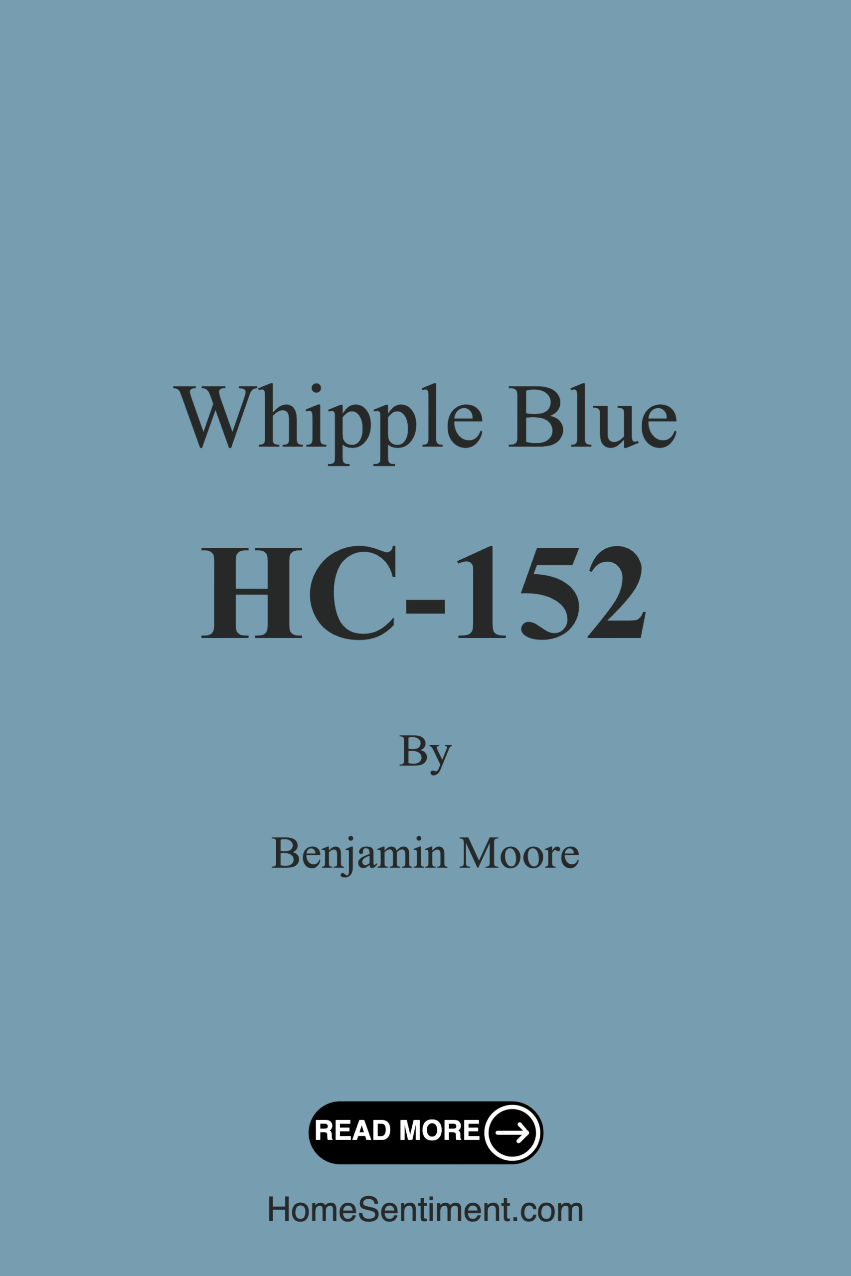Whipple Blue HC-152 by Benjamin Moore