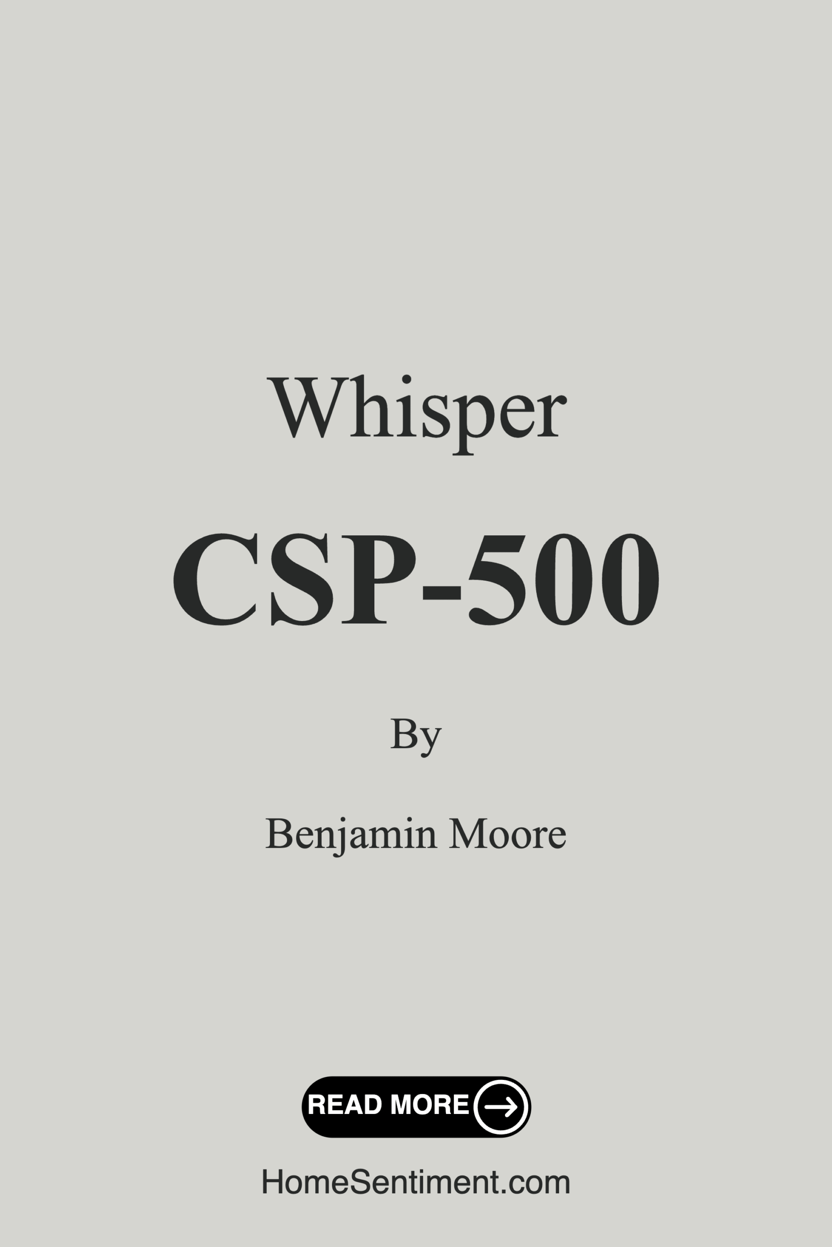 Whisper CSP-500 by Benjamin Moore