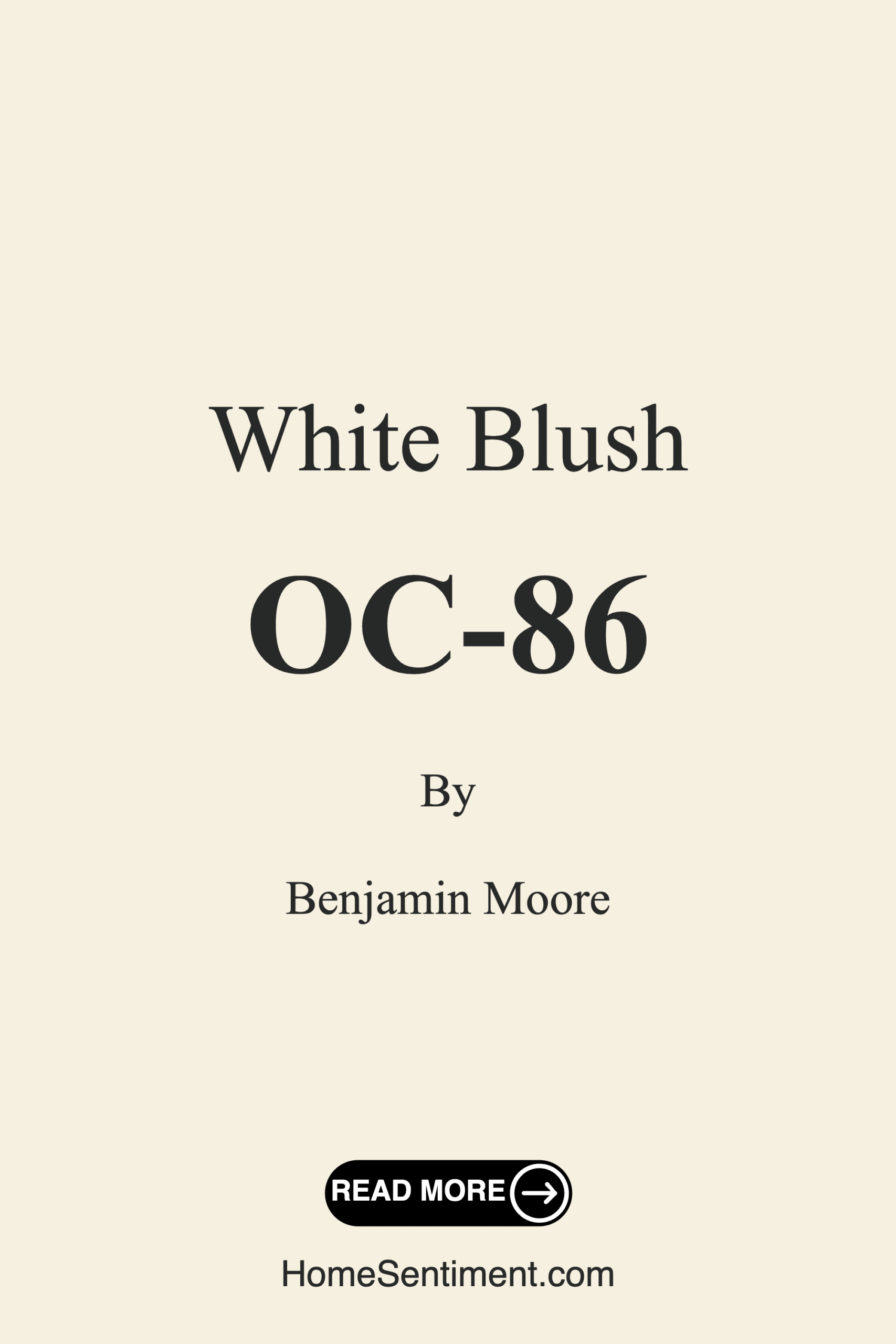 White Blush OC-86 by Benjamin Moore