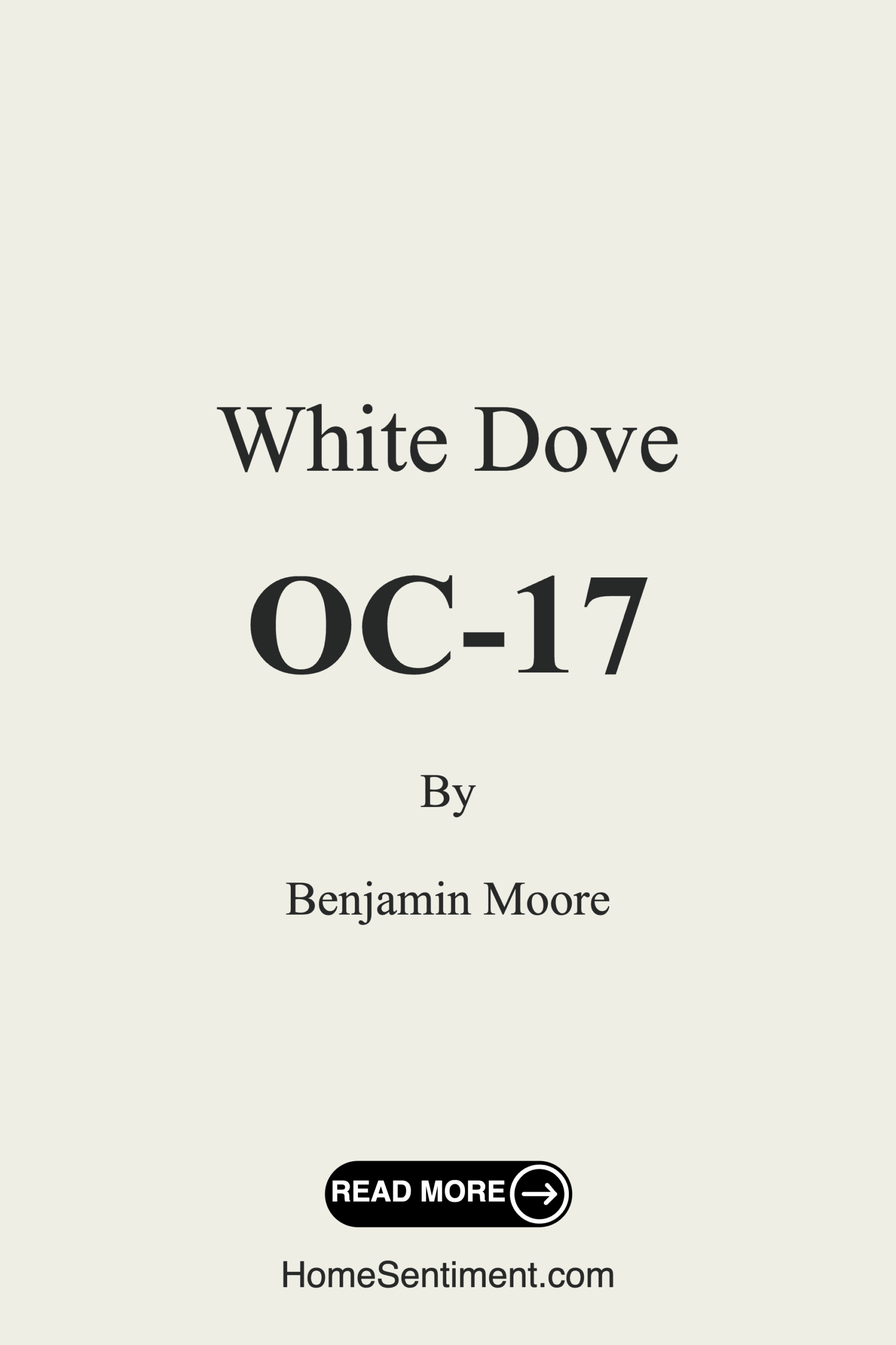 White Dove OC-17 by Benjamin Moore