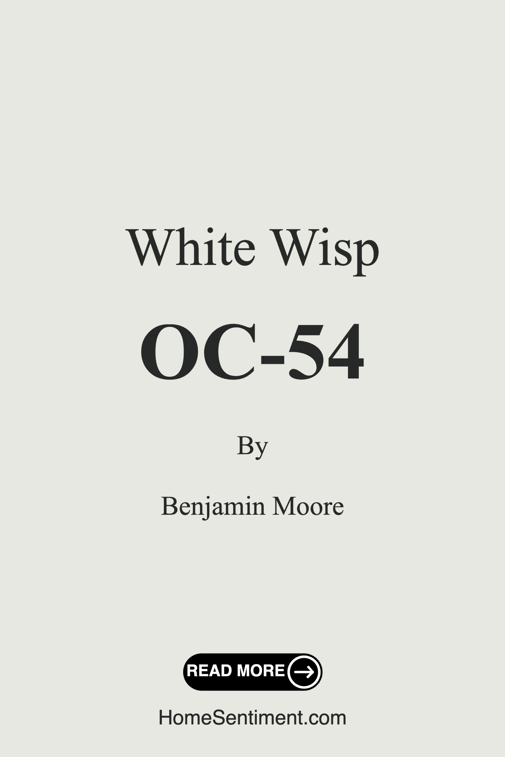 White Wisp OC-54 by Benjamin Moore