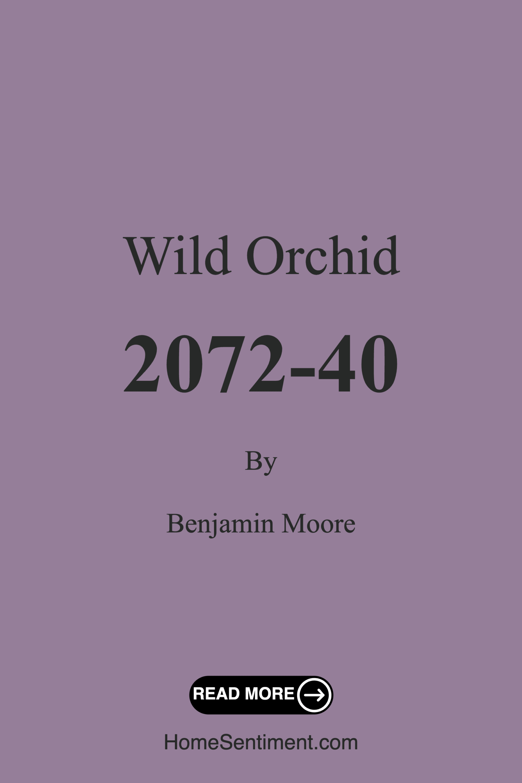 Wild Orchid 2072-40 by Benjamin Moore