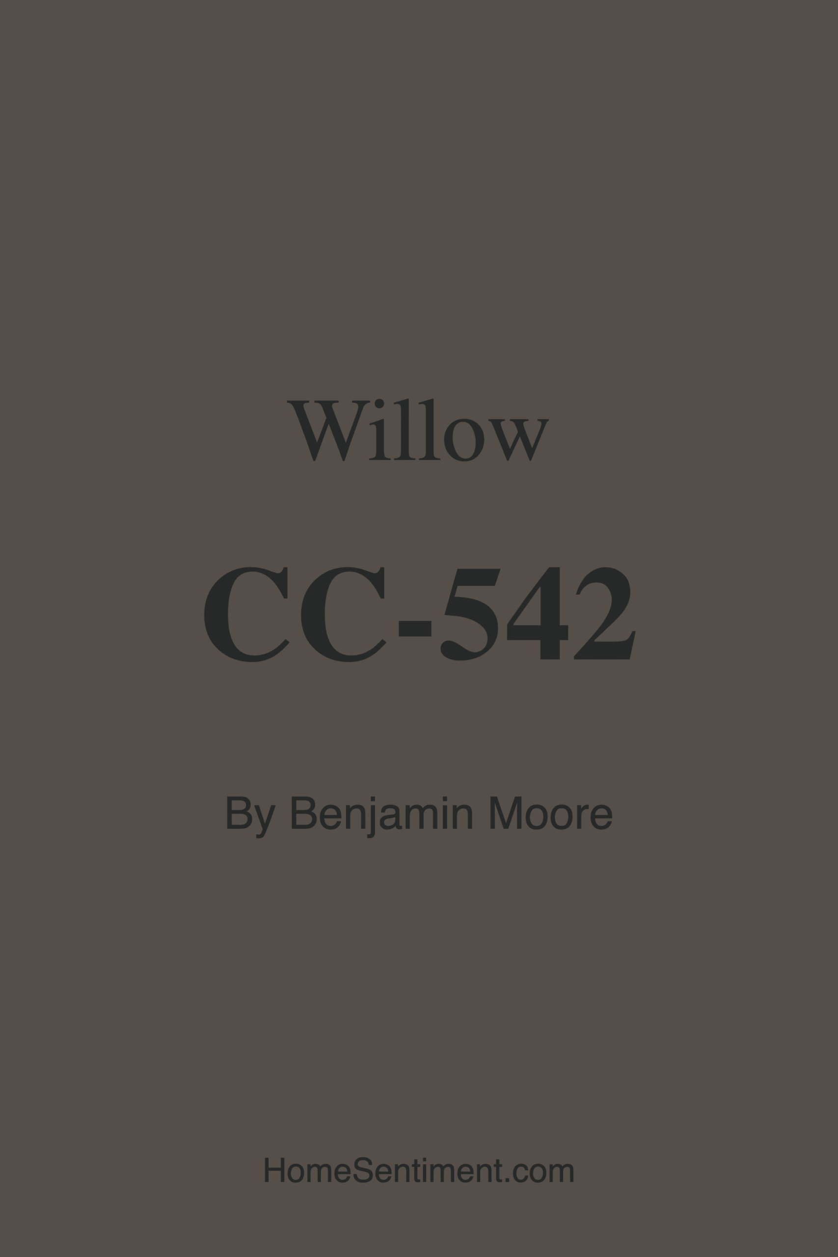 Willow CC-542 by Benjamin Moore