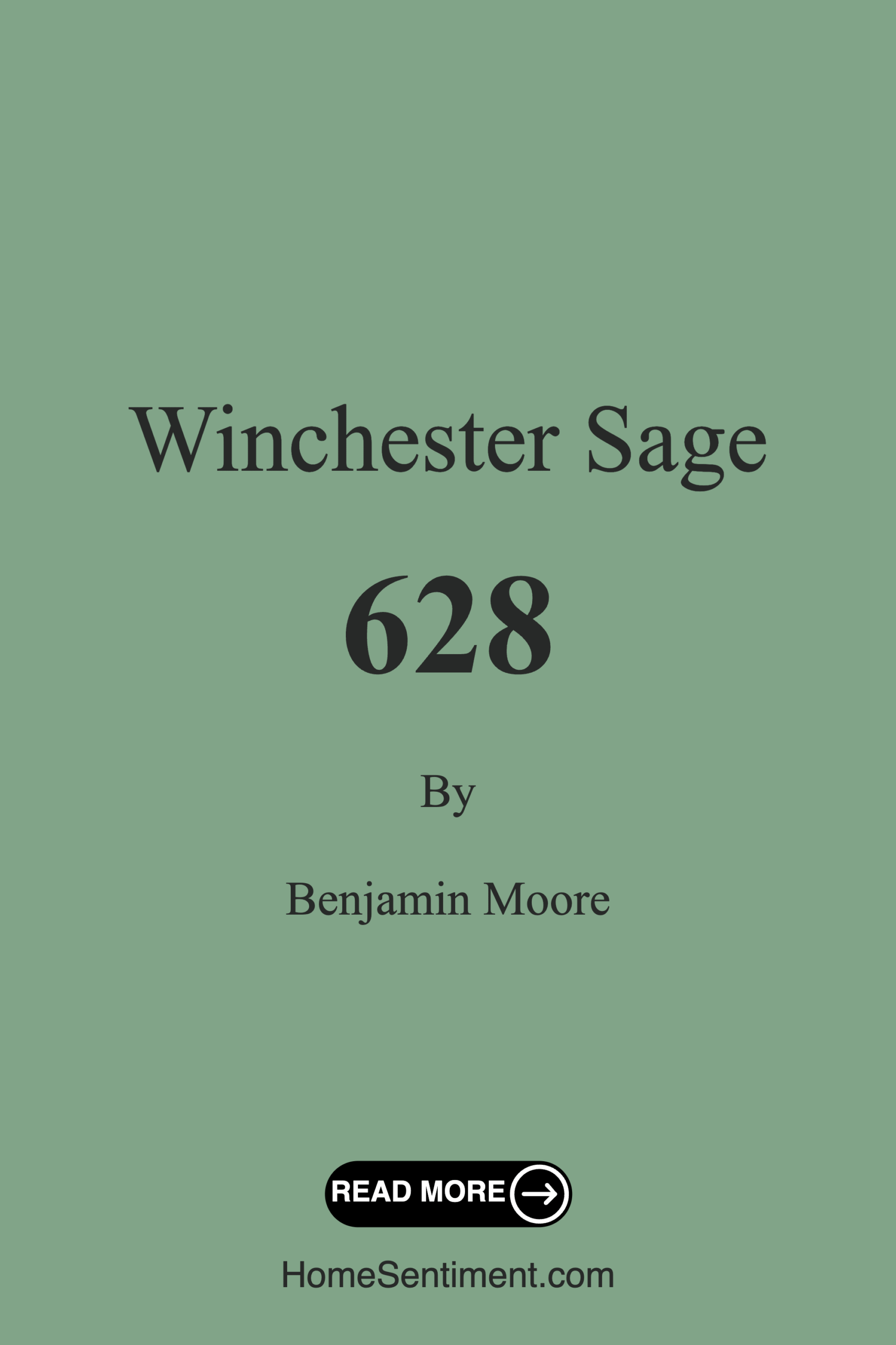 Winchester Sage 628 by Benjamin Moore