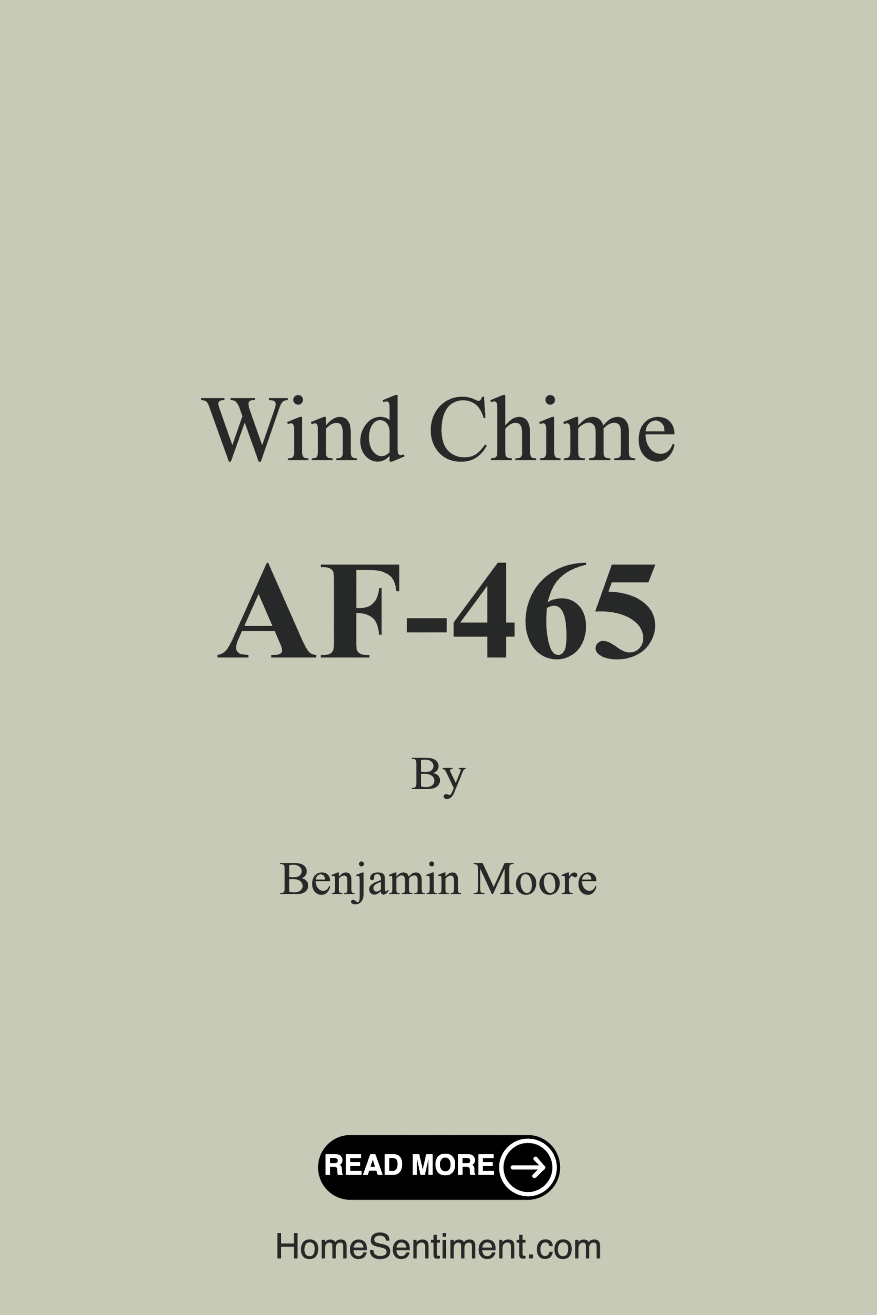Wind Chime AF-465 by Benjamin Moore