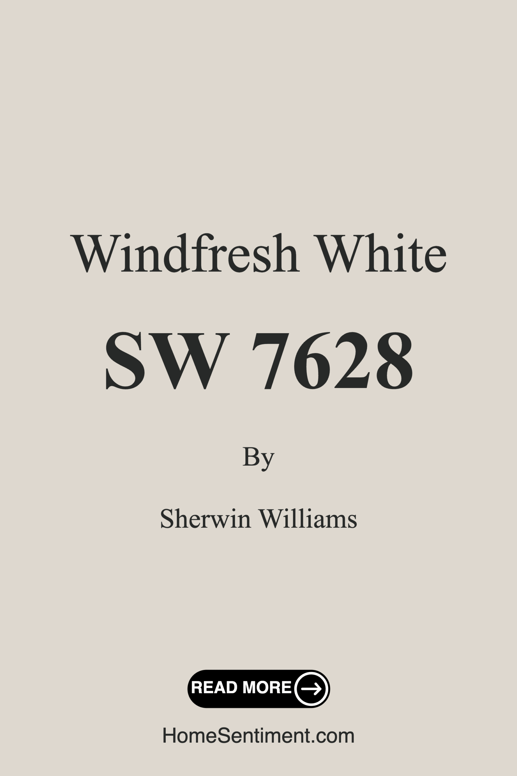 Windfresh White SW 7628 by Sherwin Williams