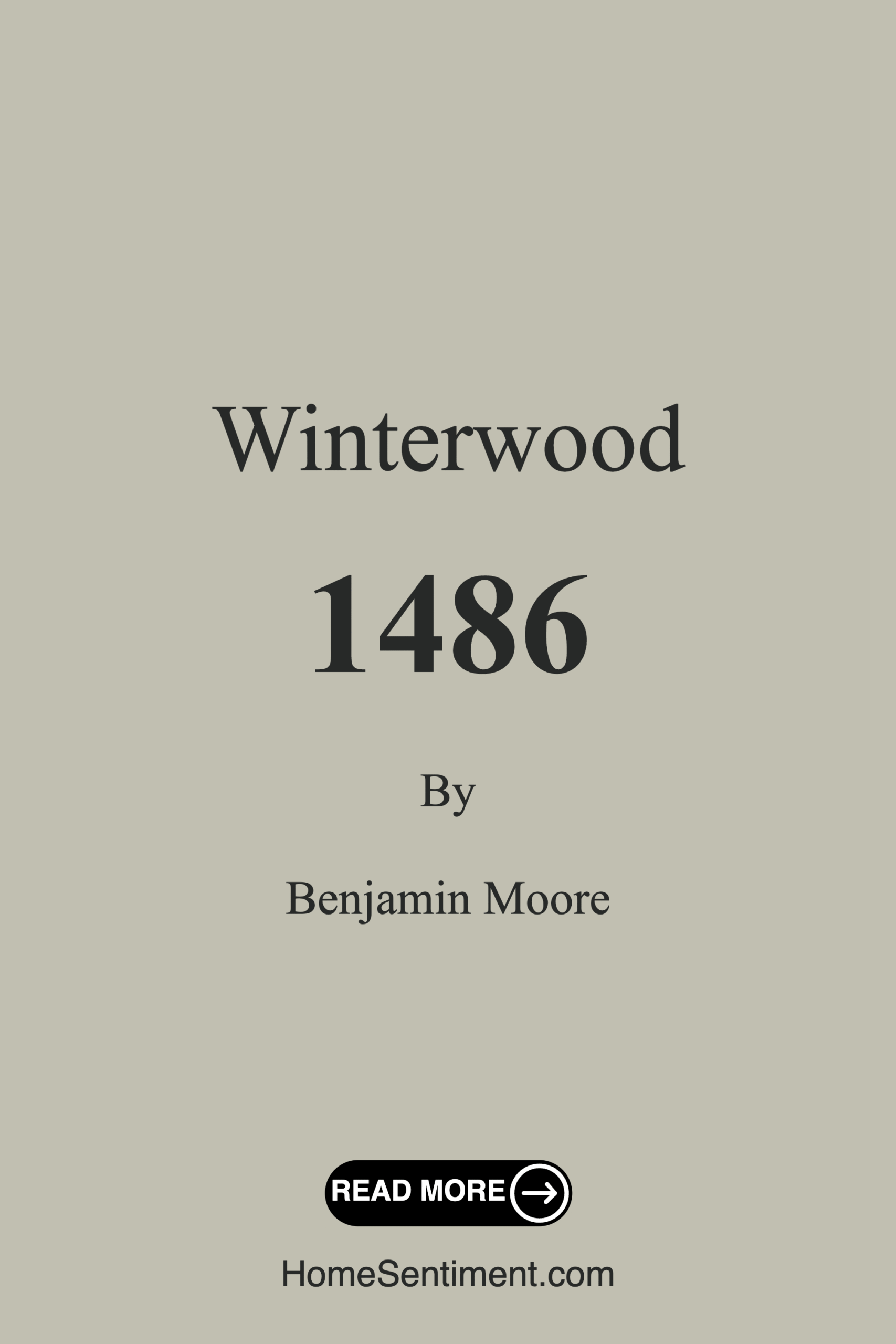 Winterwood 1486 by Benjamin Moore