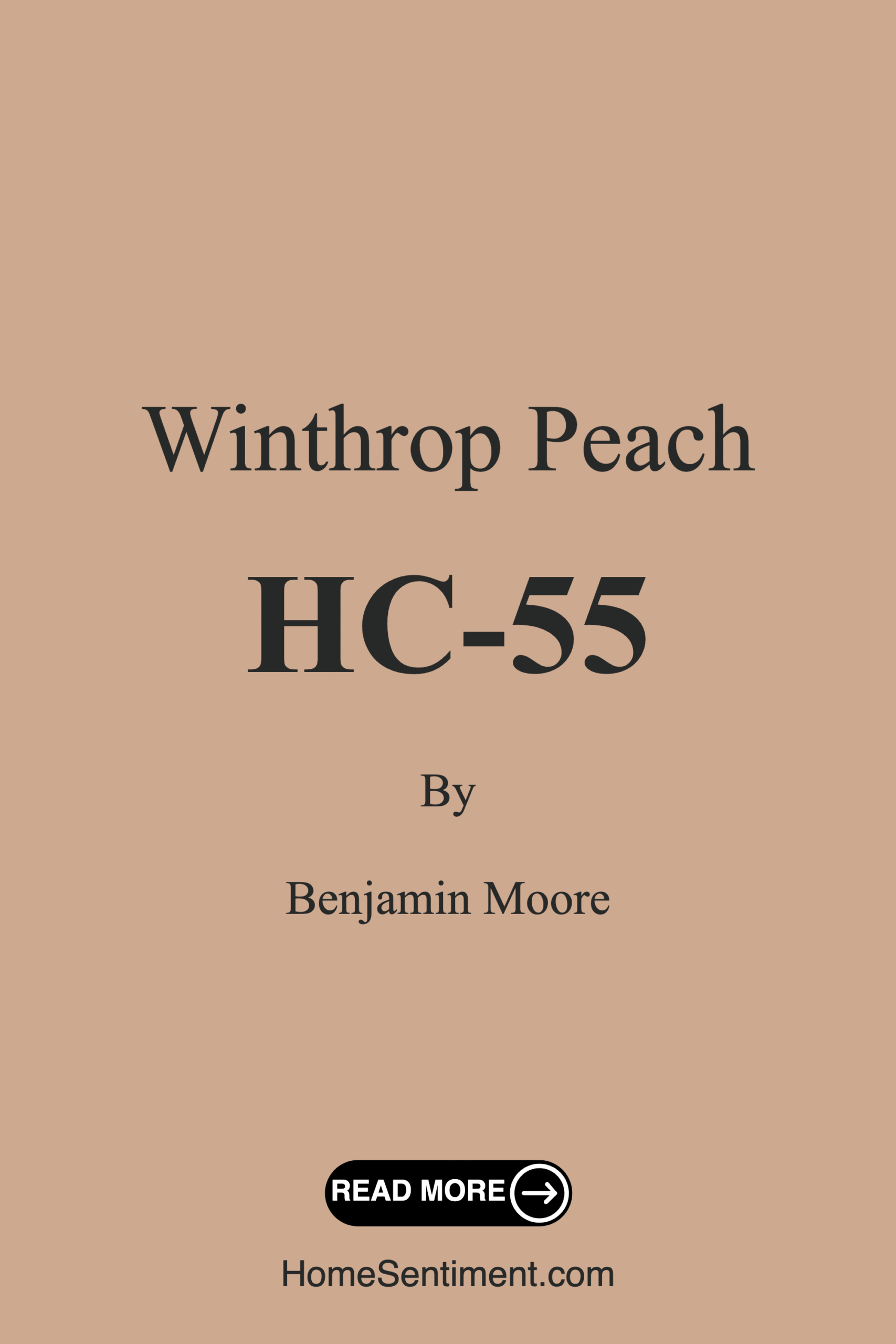 Winthrop Peach HC-55 by Benjamin Moore