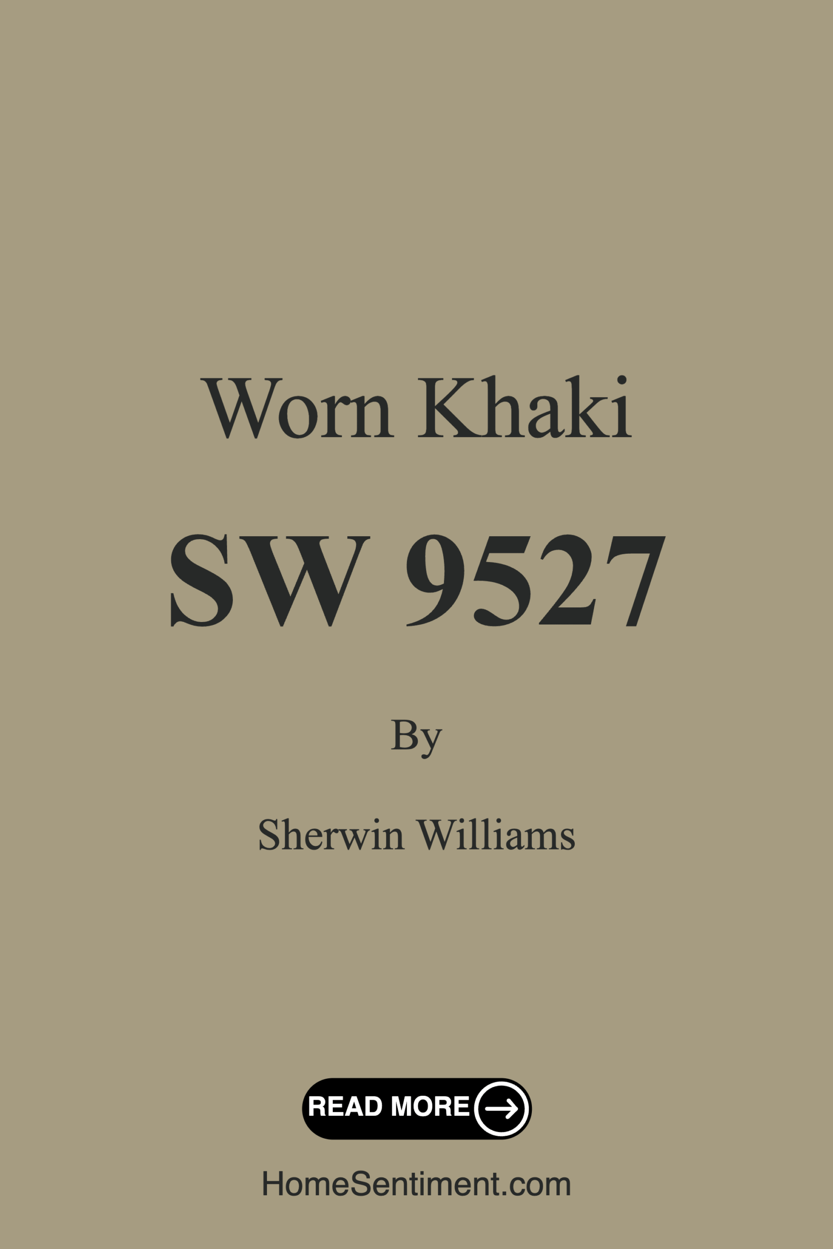 Worn Khaki SW 9527 by Sherwin Williams