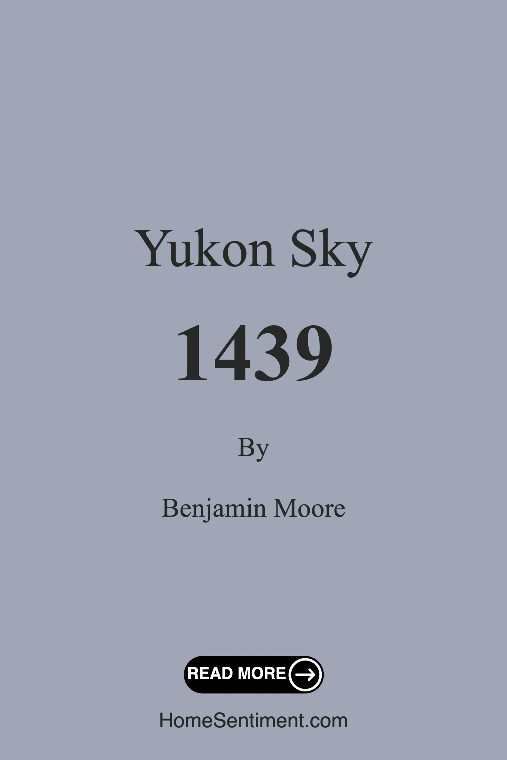 Yukon Sky 1439 by Benjamin Moore