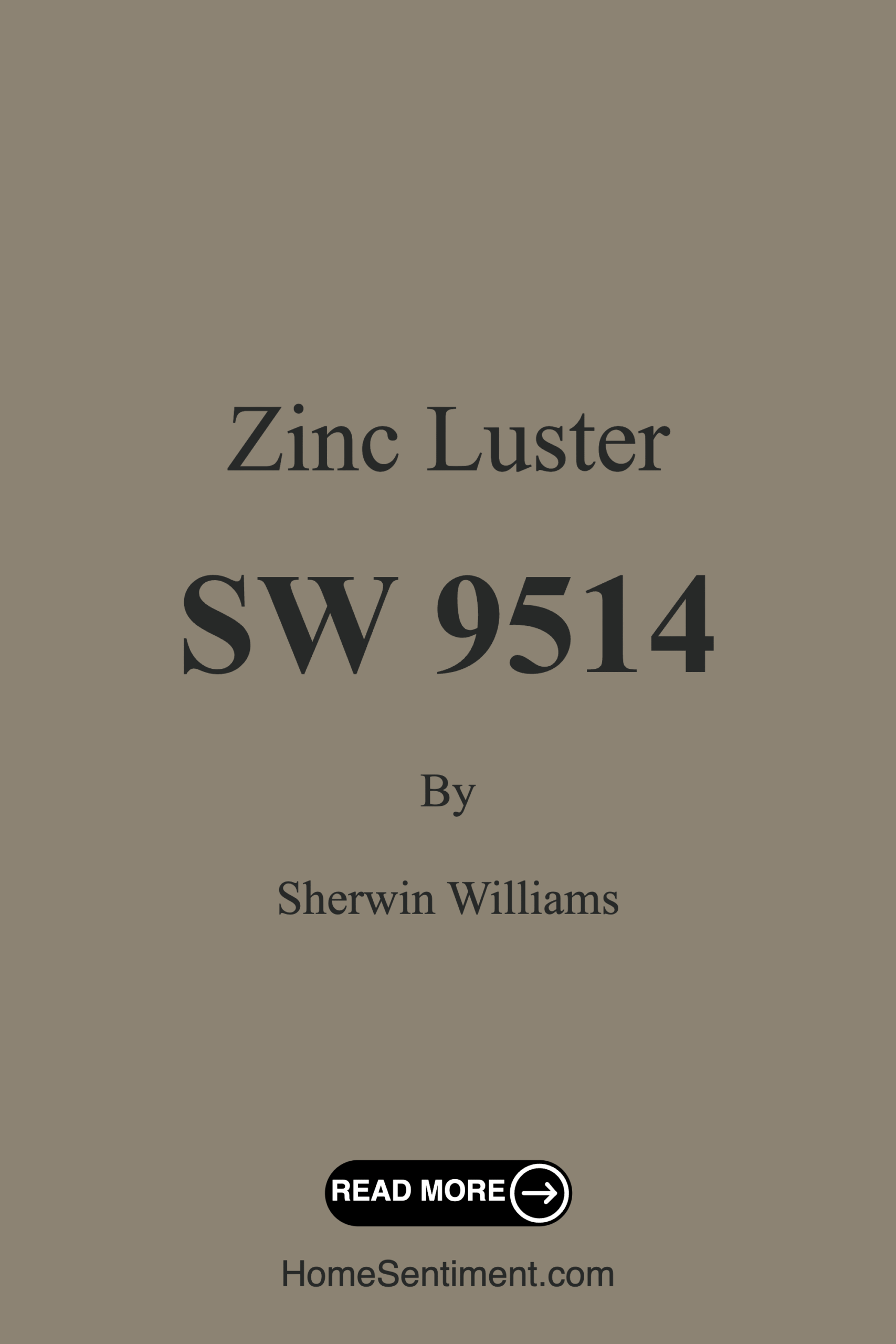 Zinc Luster SW 9514 by Sherwin Williams