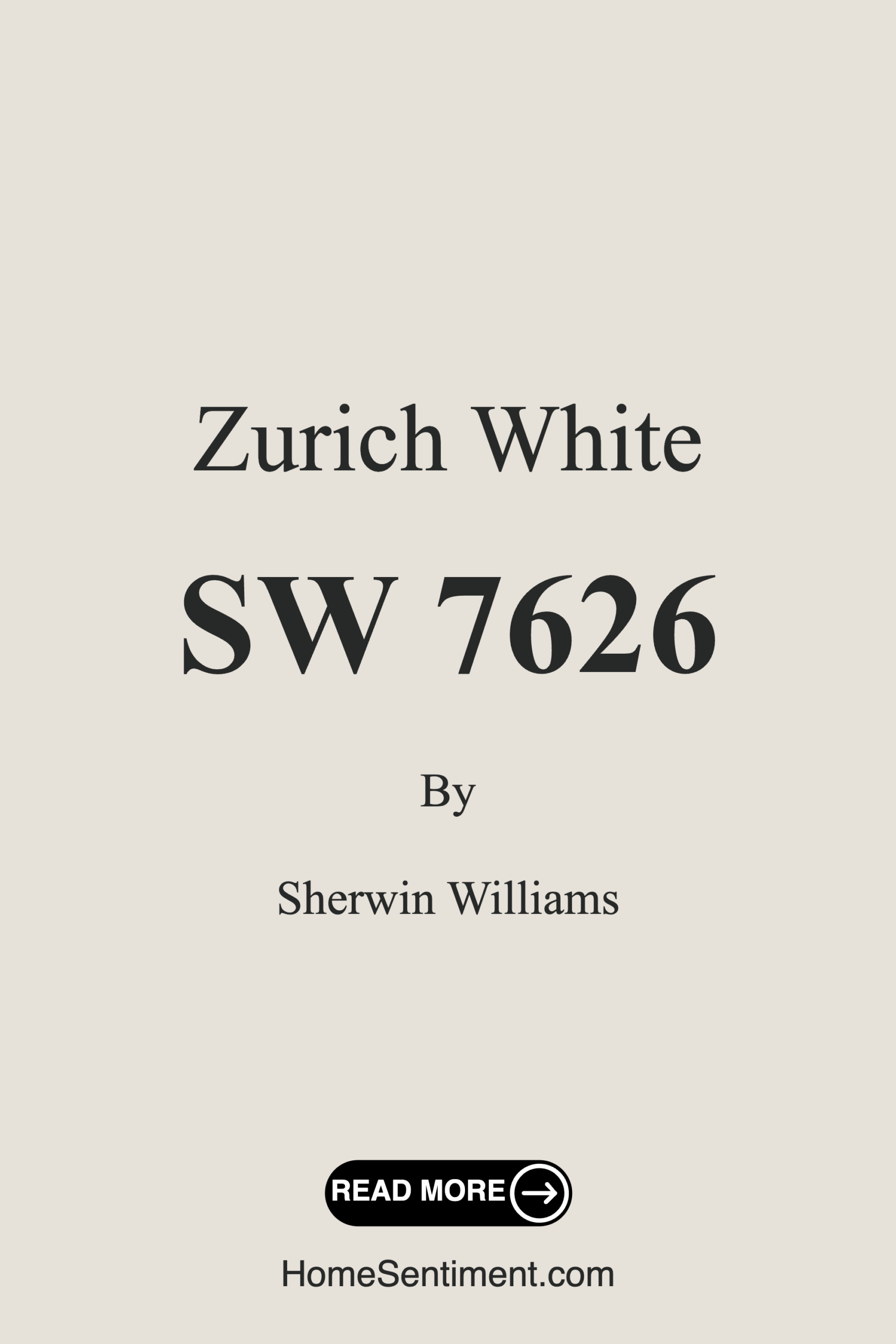 Zurich White SW 7626 by Sherwin Williams