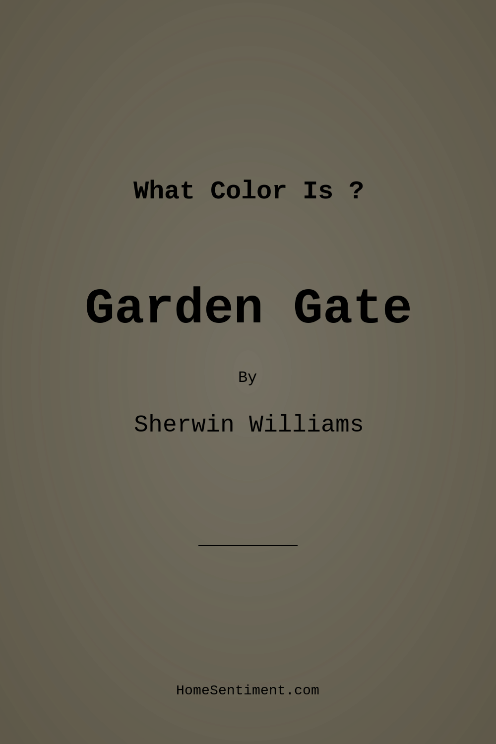 Garden Gate SW 6167 by Sherwin Williams