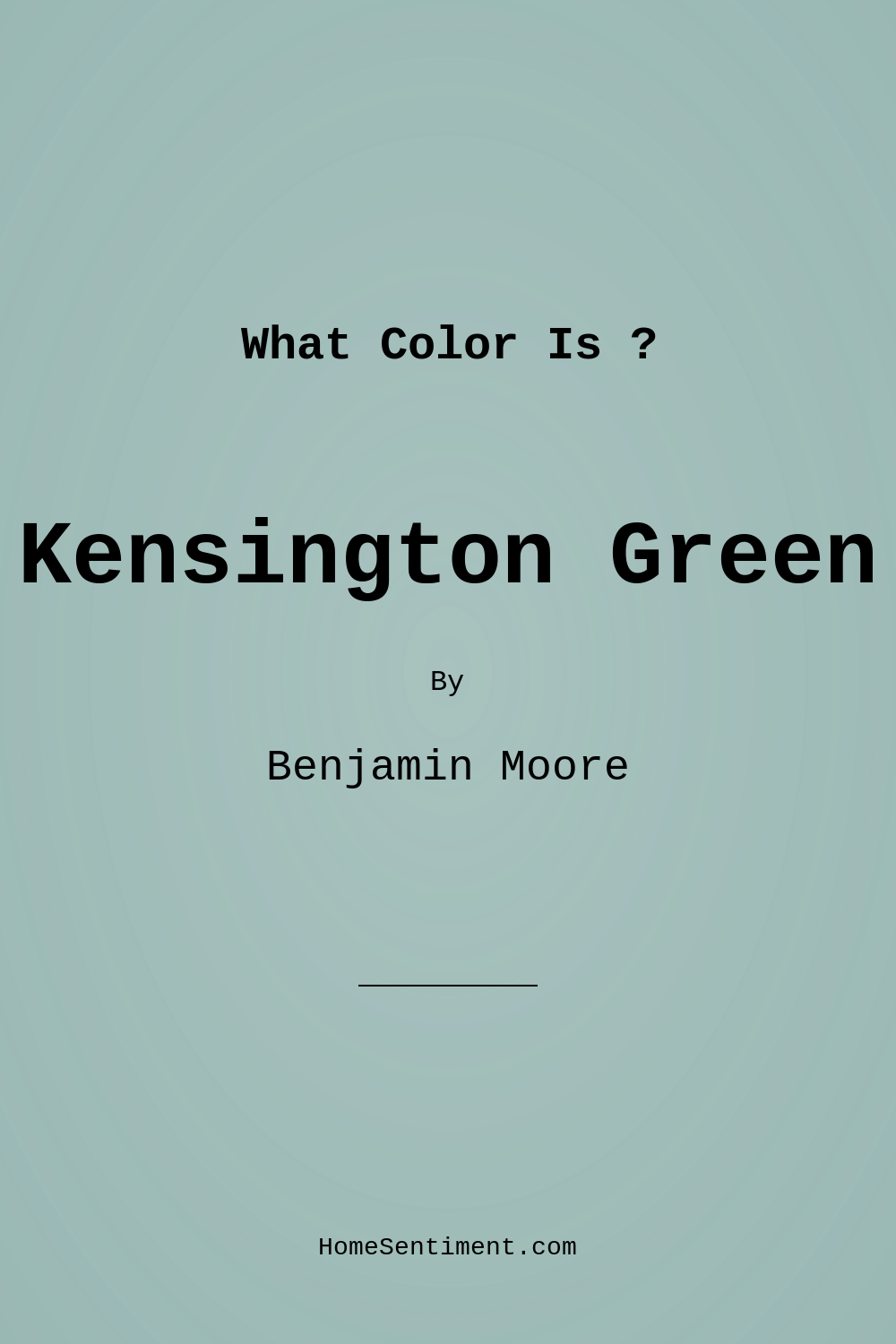 Kensington Green 710 by Benjamin Moore
