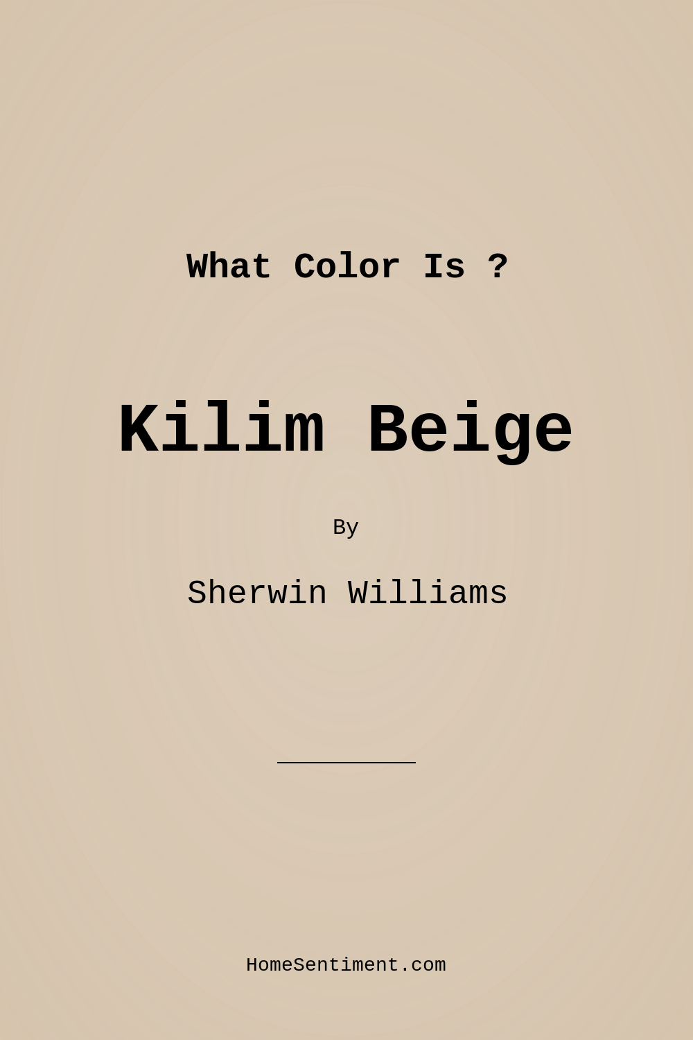 Kilim Beige SW 6106 by Sherwin Williams