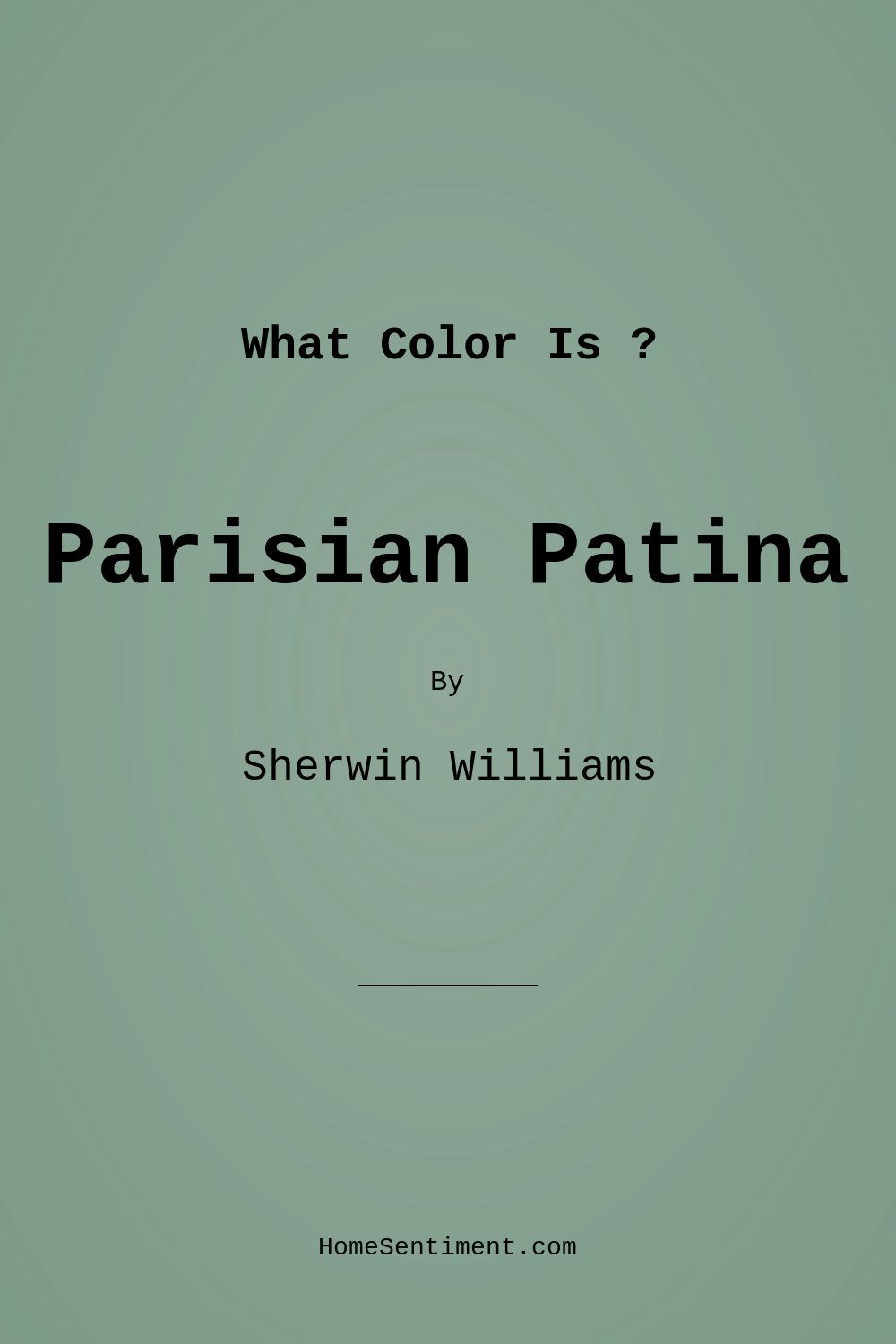 Parisian Patina SW 9041 by Sherwin Williams