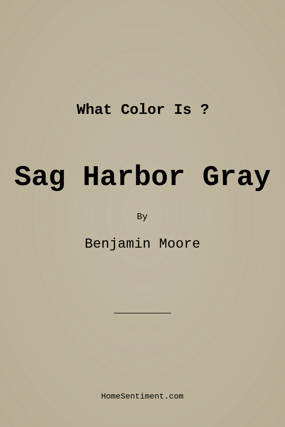 Sag Harbor Gray HC-95 by Benjamin Moore