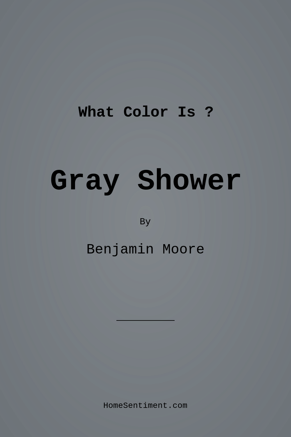 Gray Shower 2125-30 by Benjamin Moore