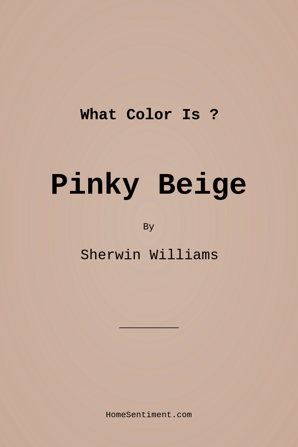 Pinky Beige SW 0079 by Sherwin Williams