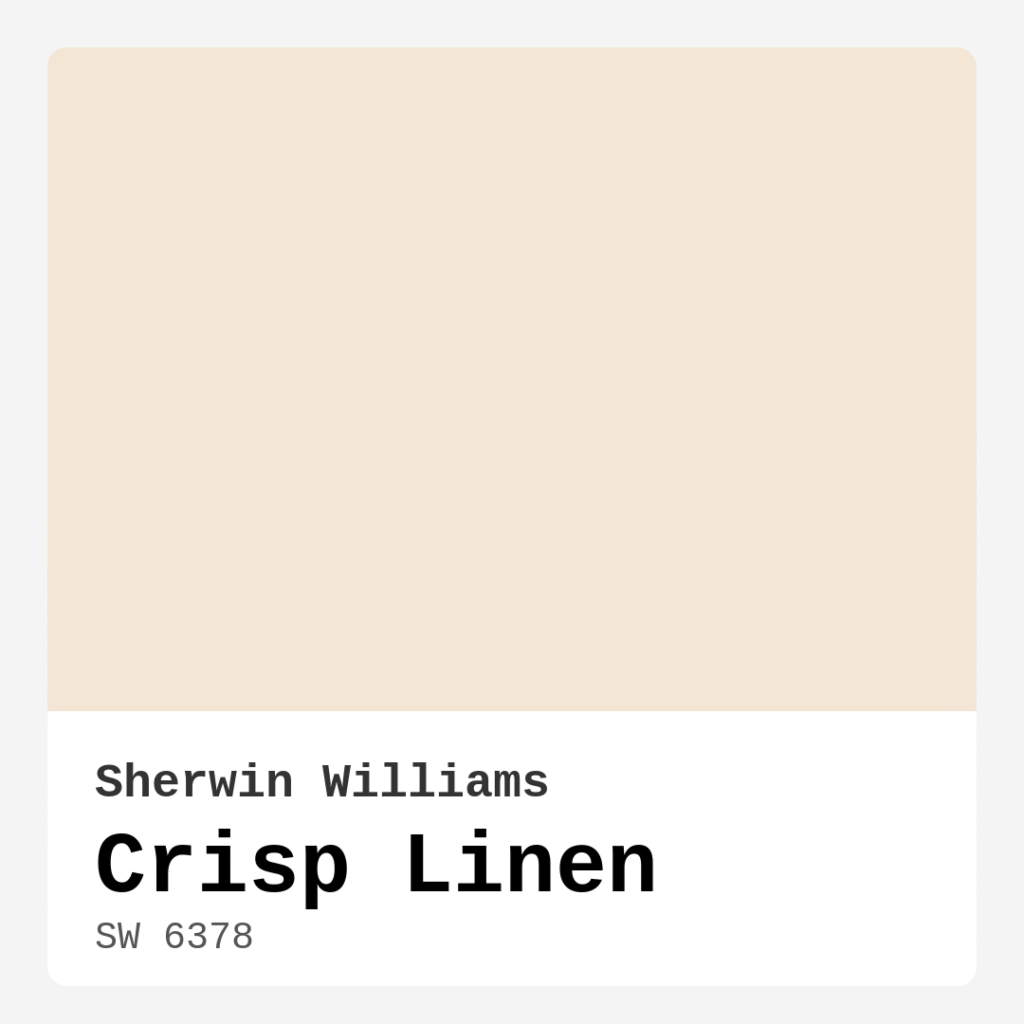 Crisp Linen SW 6378 by Sherwin Williams