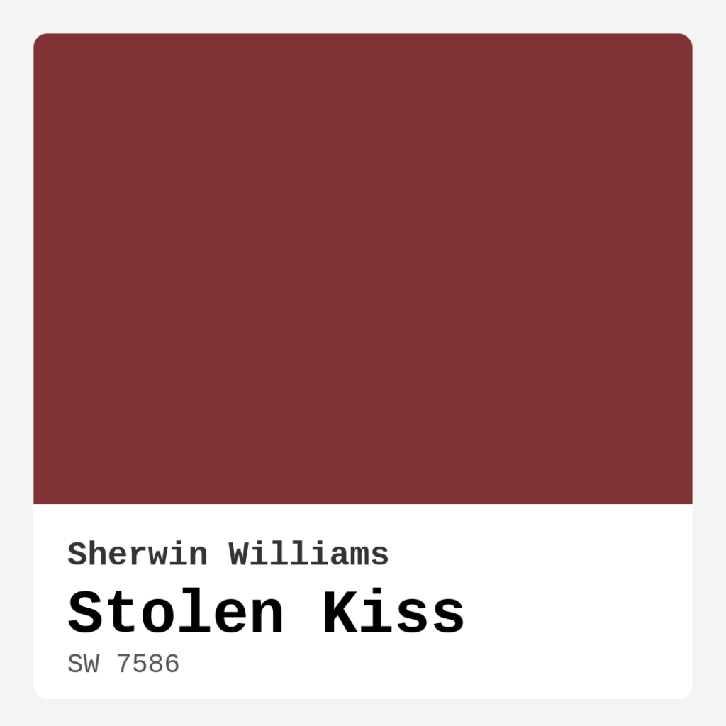 Stolen Kiss SW 7586 by Sherwin Williams