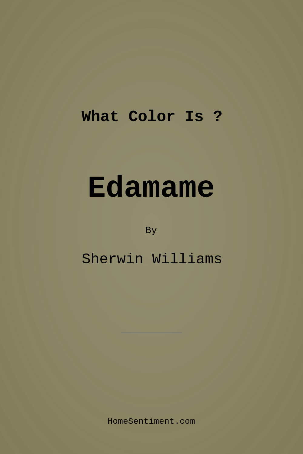 Edamame SW 7729 by Sherwin Williams