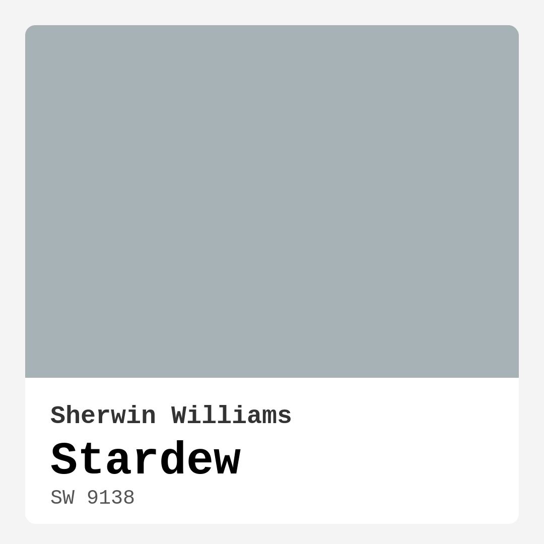 Sherwin Williams Stardew SW 9138 Real Images