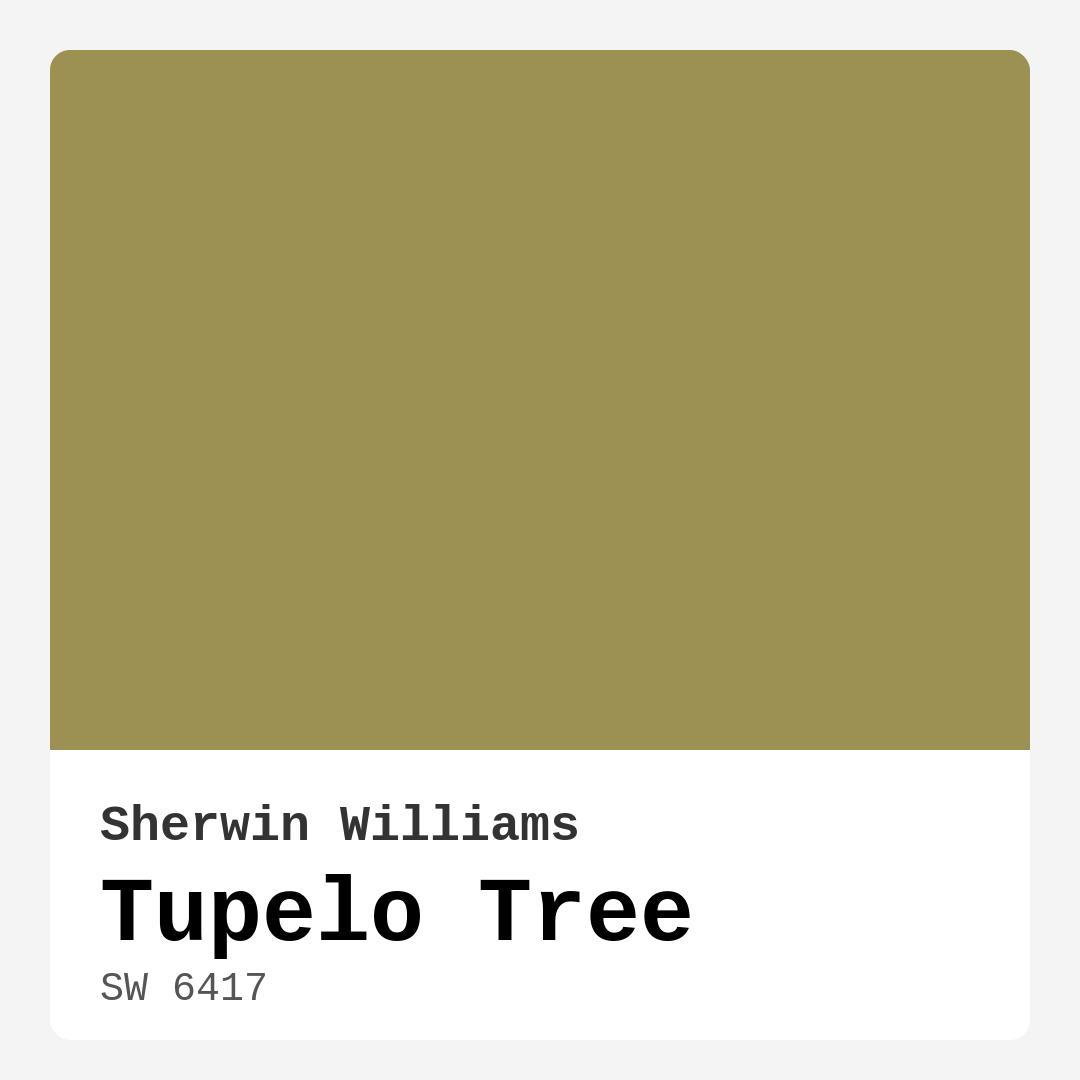 Sherwin Williams Tupelo Tree SW 6417 Real Images