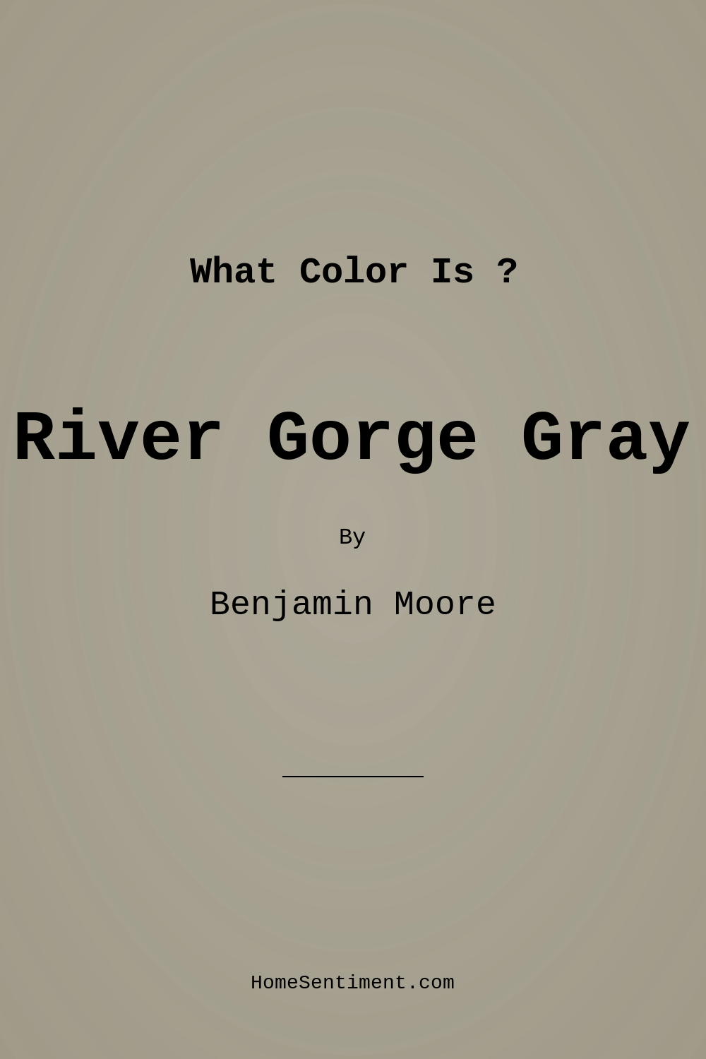 River Gorge Gray 1537 by Benjamin Moore