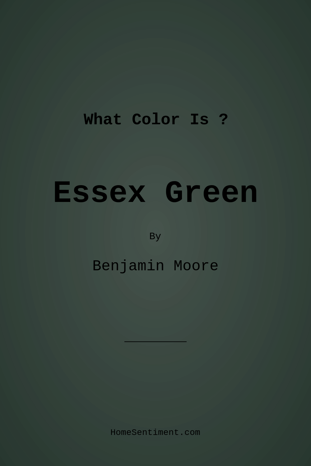 Essex Green HC-188 by Benjamin Moore