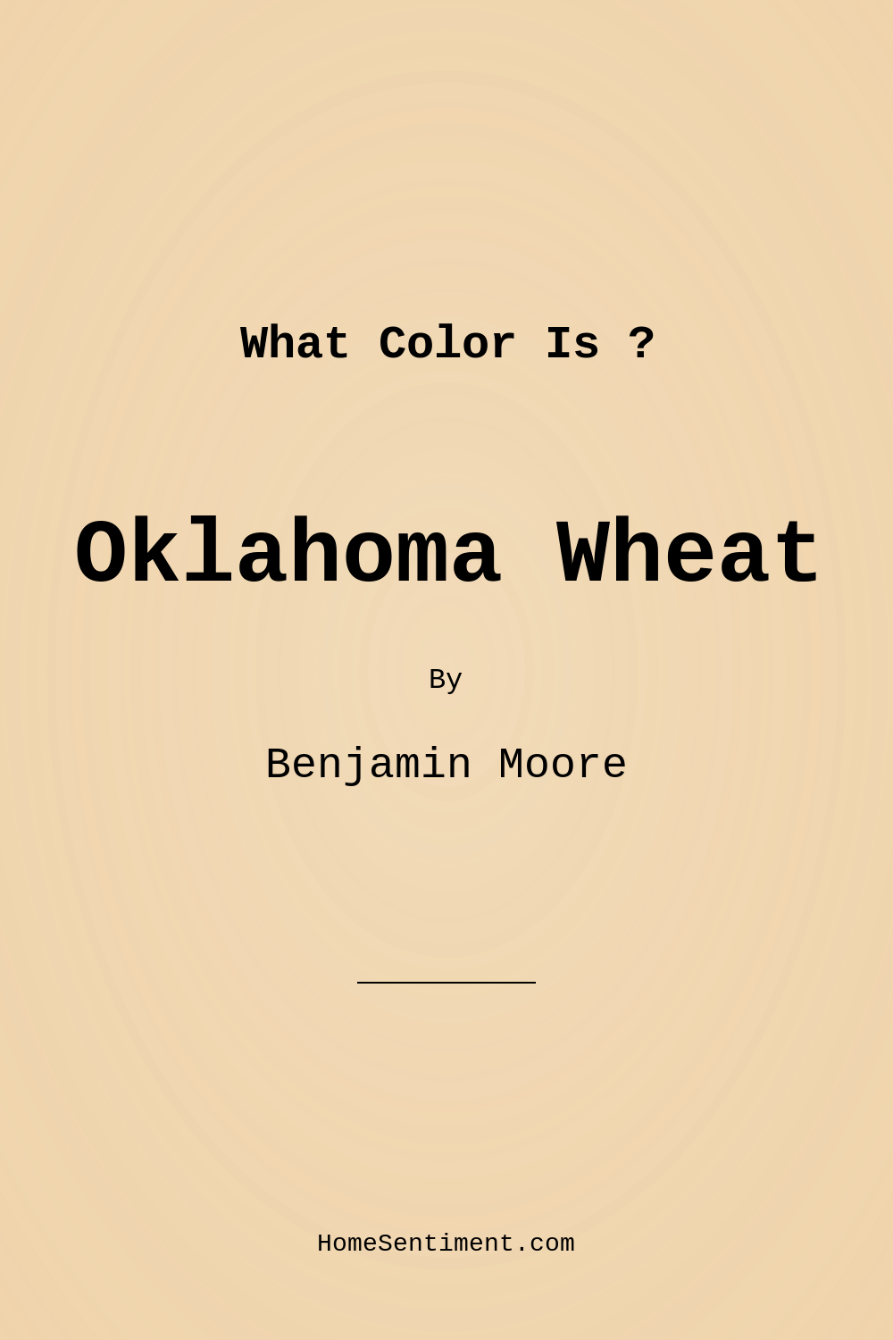 Oklahoma Wheat 2160-50 by Benjamin Moore