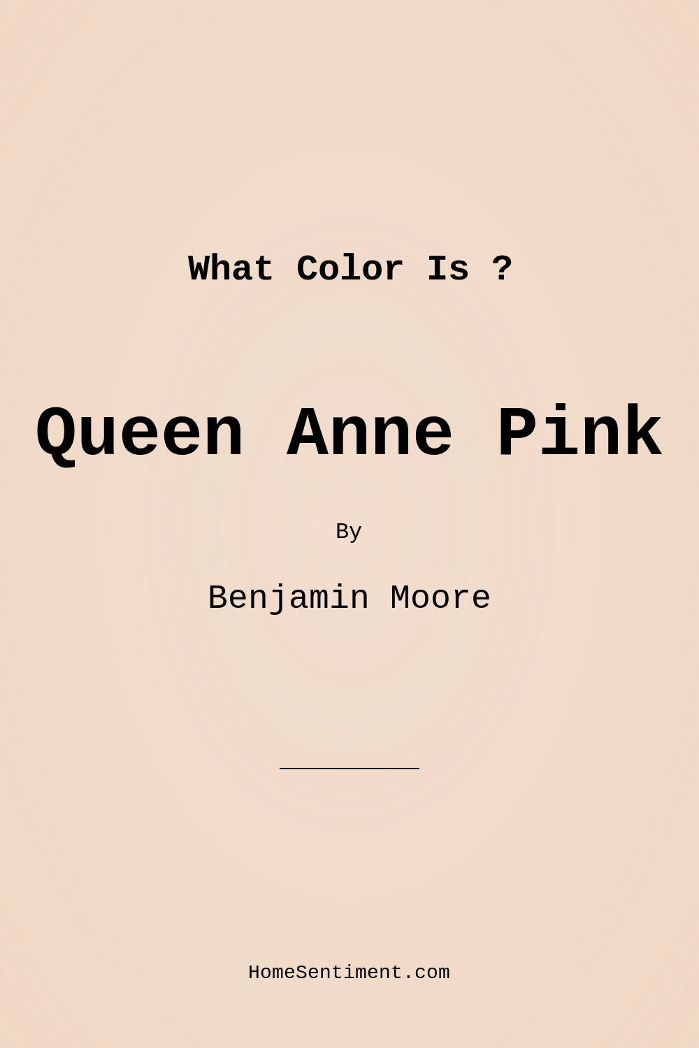 Queen Anne Pink HC-60 by Benjamin Moore