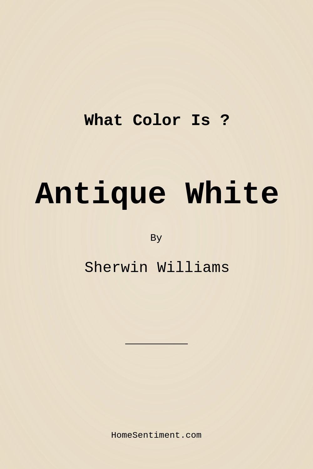 Antique White SW 6119 by Sherwin Williams