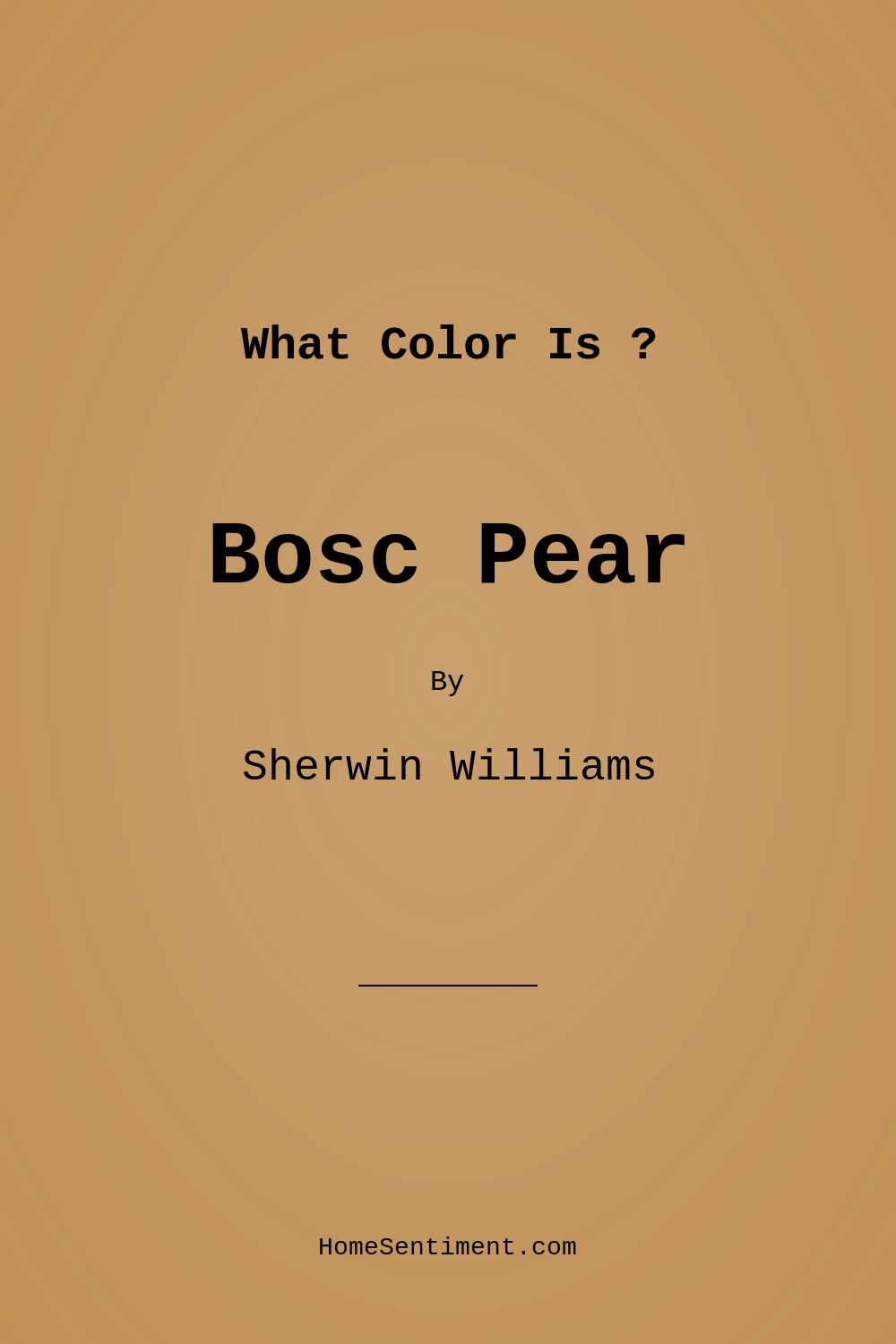 Bosc Pear SW 6390 by Sherwin Williams