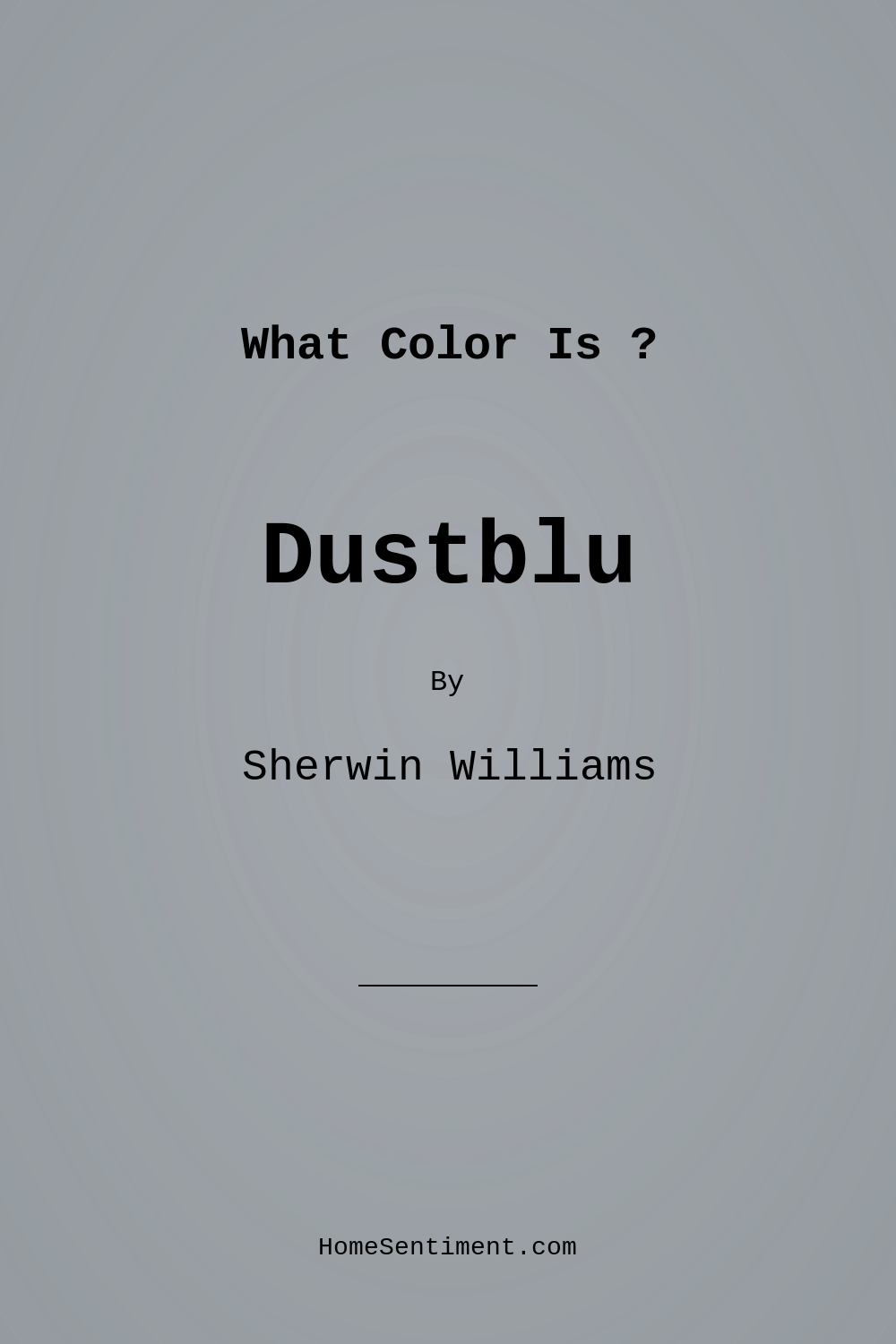 Dustblu SW 9161 by Sherwin Williams