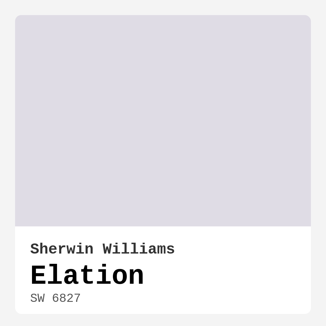 Elation SW 6827 by Sherwin Williams
