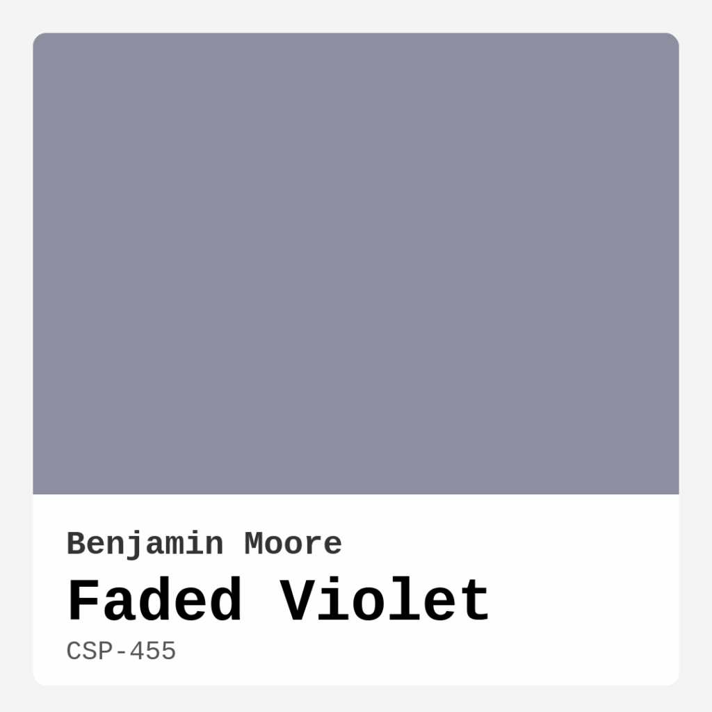 Faded Violet CSP-455 by Benjamin Moore