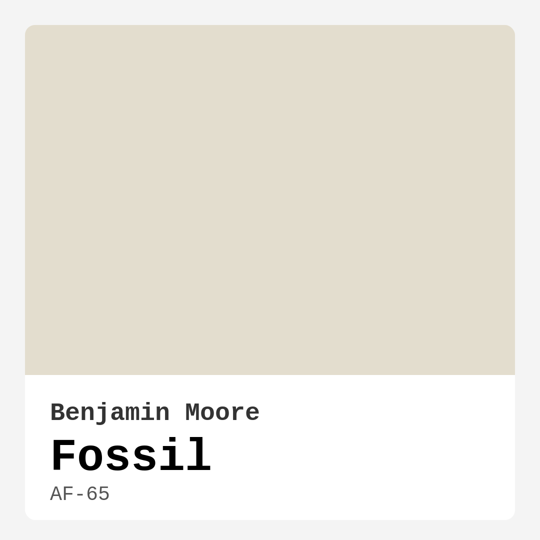 Fossil AF-65 by Benjamin Moore