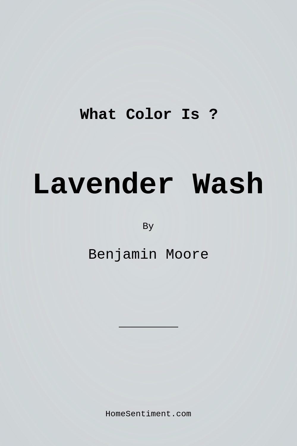 Lavender Wash CSP-515 by Benjamin Moore