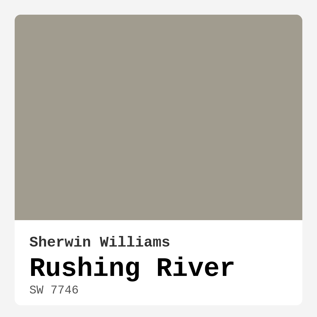 Rushing River SW 7746 by Sherwin Williams