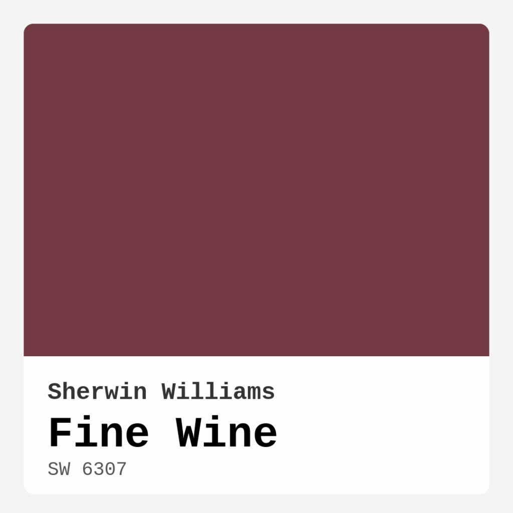 Fine Wine SW 6307 by Sherwin Williams