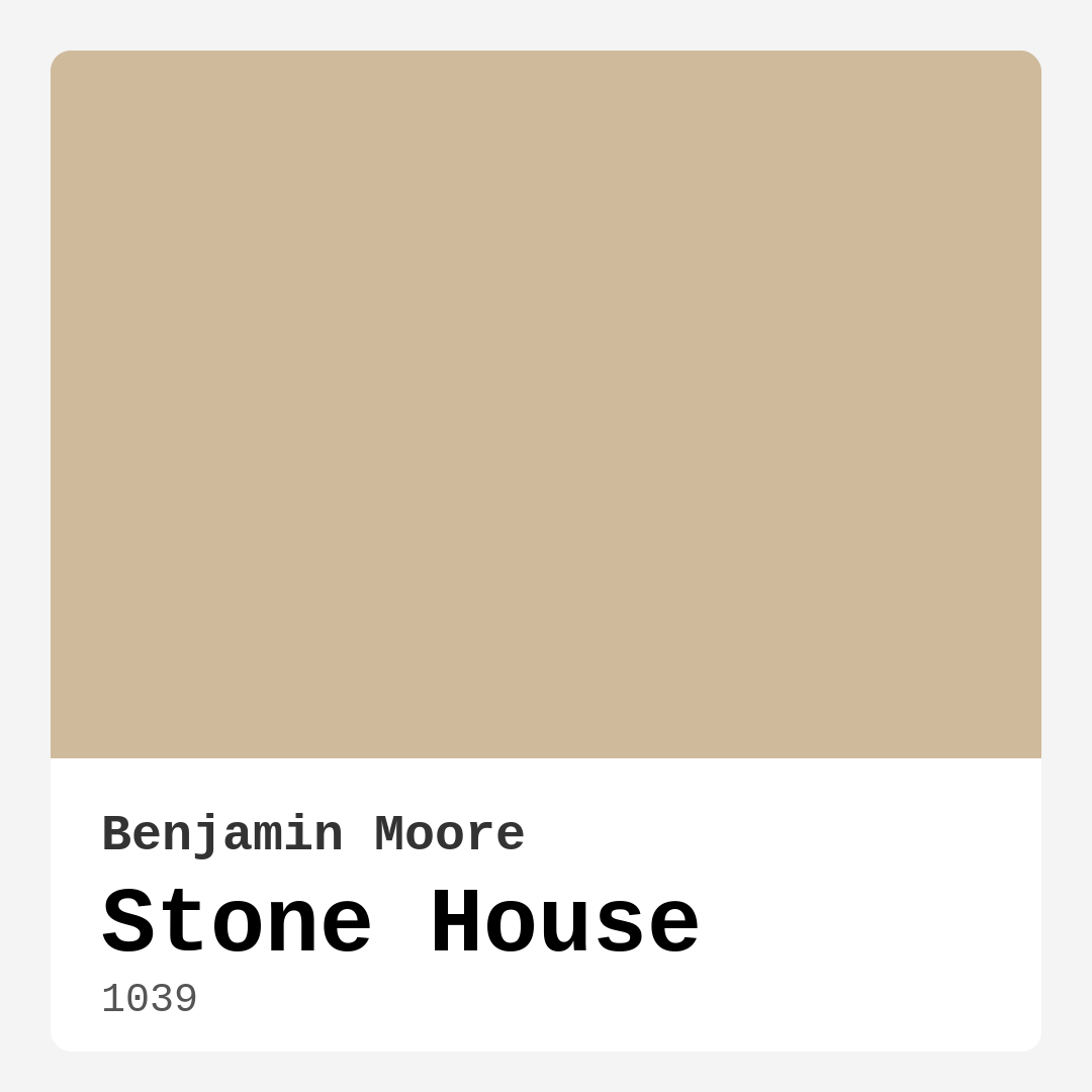 Stone House 1039 by Benjamin Moore